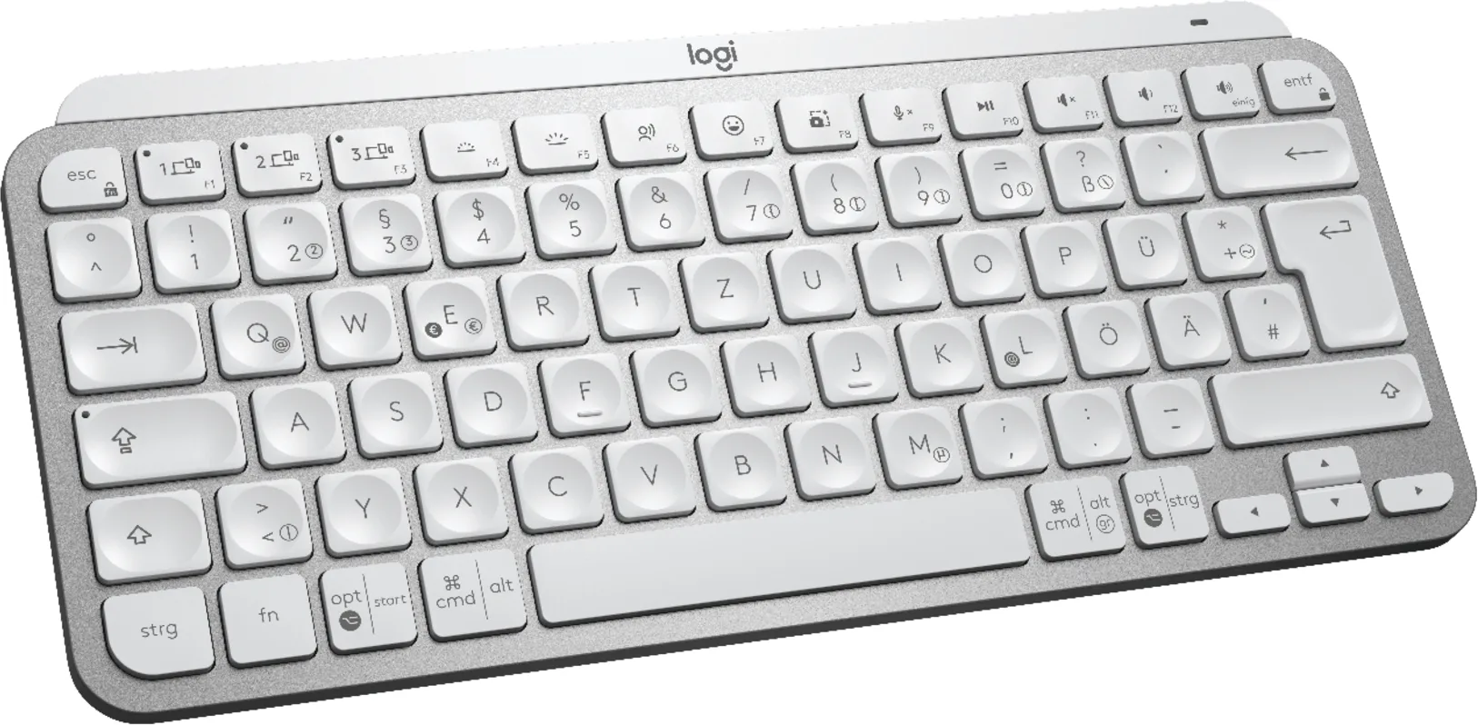 Imagen 1 de Teclado Español iluminado Bluetooth Logitech MX Keys Mini Blanco