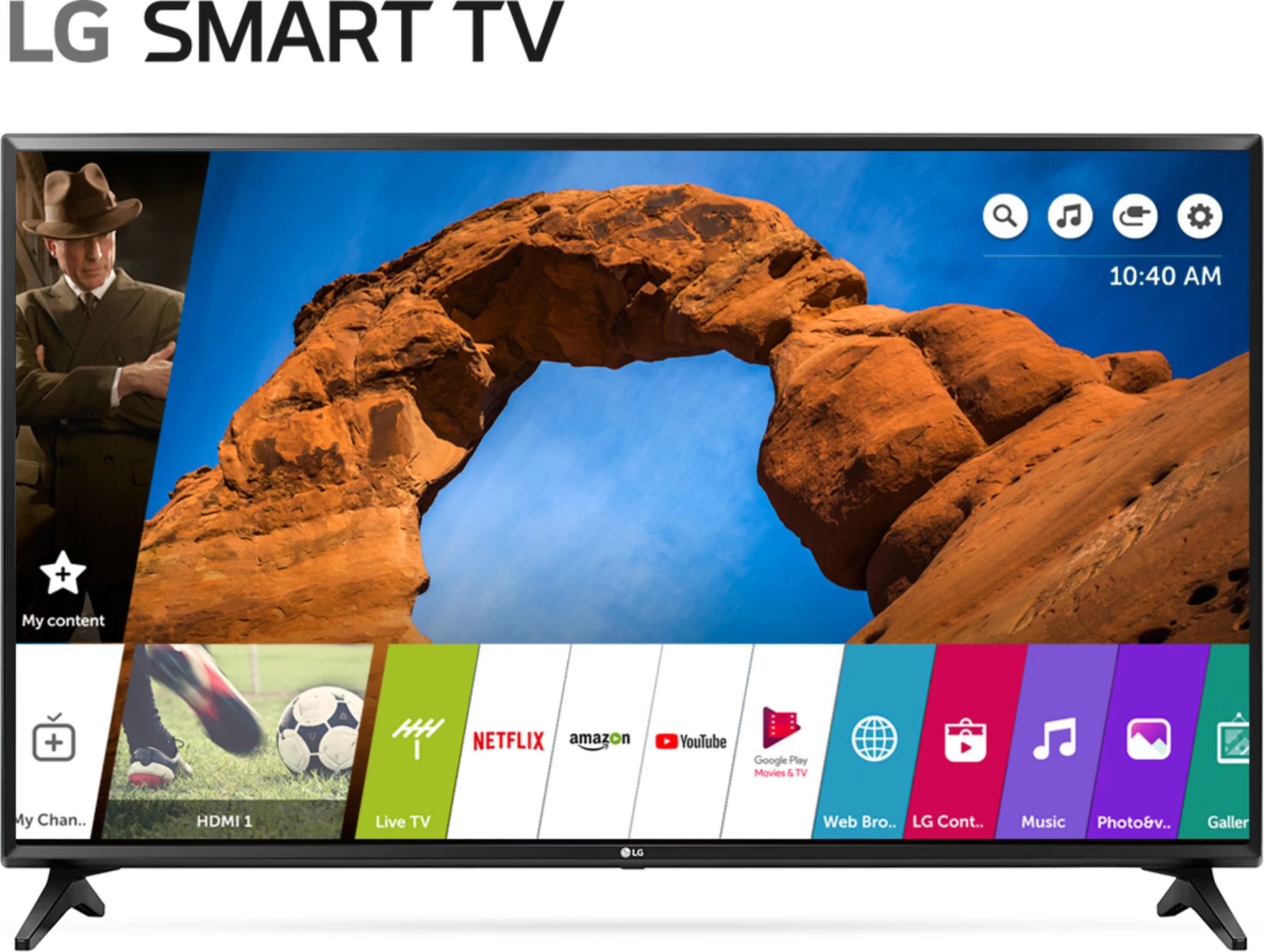 Imagen 0 de Televisor LG 43" SMART TV  IPS 1920*1080 WebOS HDMI USB WIFI