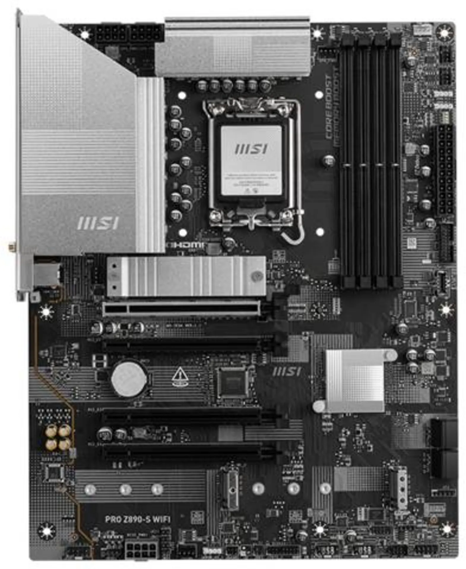 Imagen 2 de Tarjeta Madre MSI PRO Z890-S WIFI LGA1851 Ultra Series 2 4*DDR5 LAN WIFI7 ATX