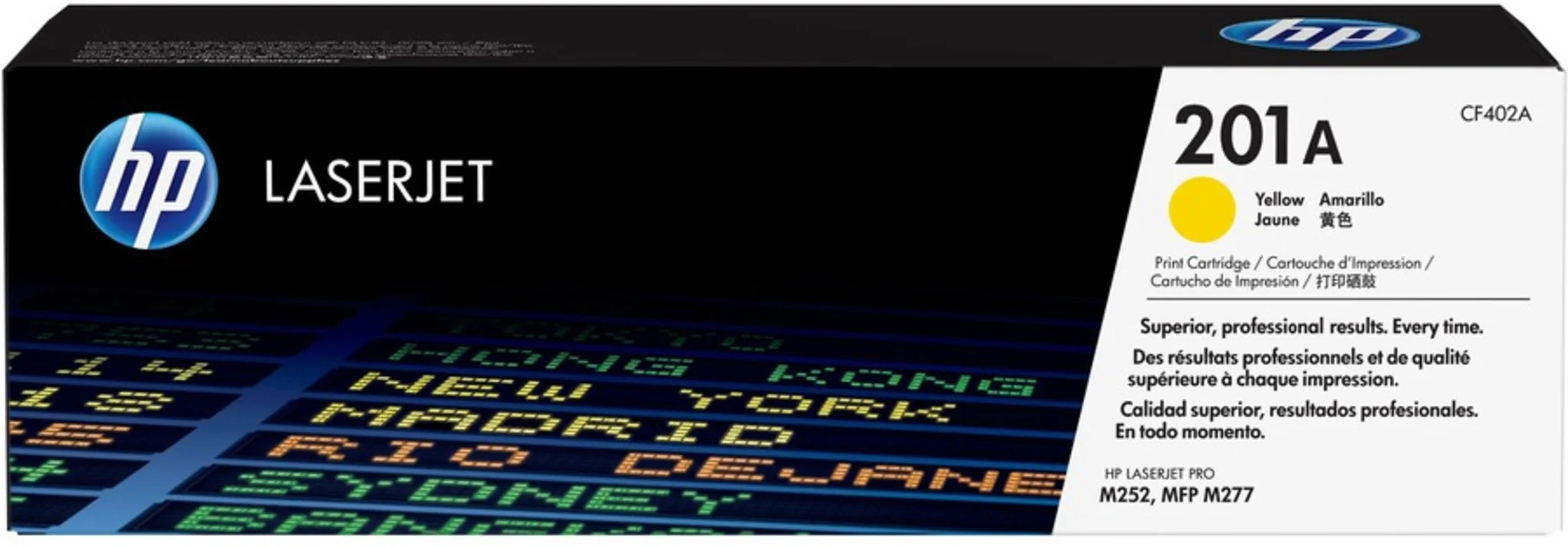 Imagen 0 de Toner HP 201A Amarillo para Impresoras Láser LaserJet M252dw/M277dw, 1400Páginas