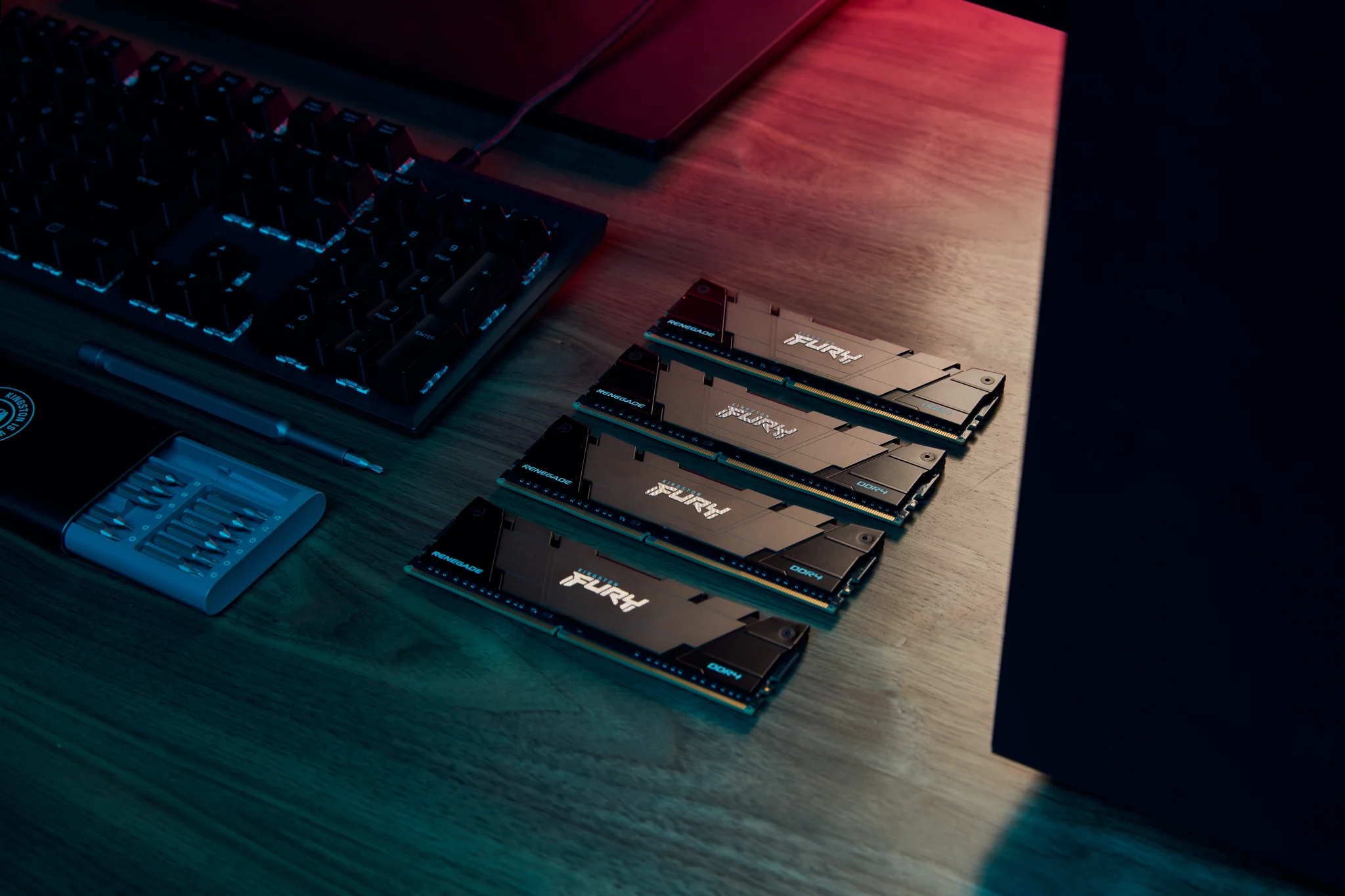 Imagen 13 de Memoria RAM 16GB3600MHz DDR4 CL16DIMM1Gx8 FURY Renegade Black