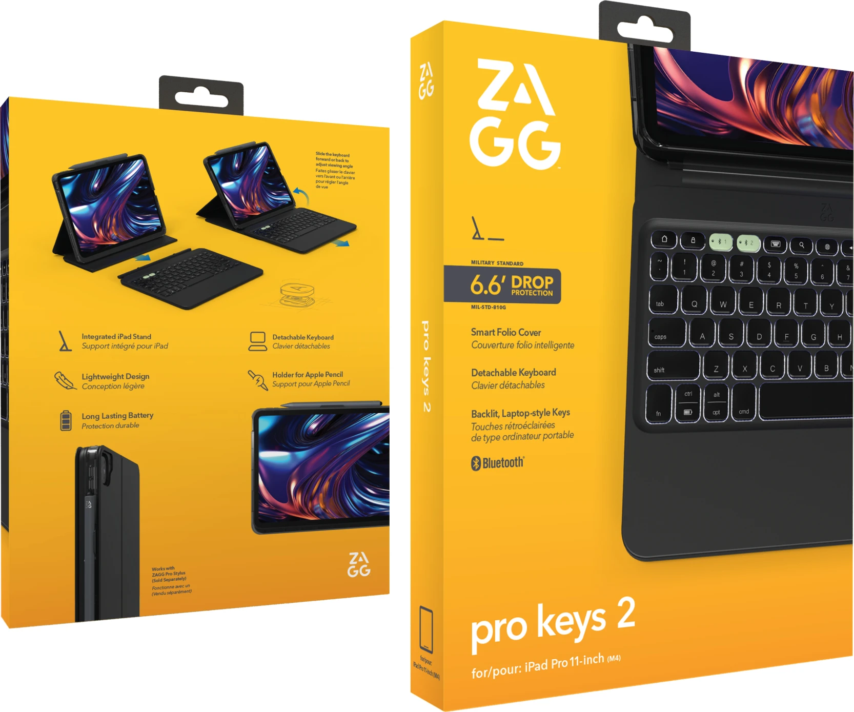 Imagen 9 de Funda con teclado en espanol Pro Keys 2 para iPad Pro 11" M4 Zagg