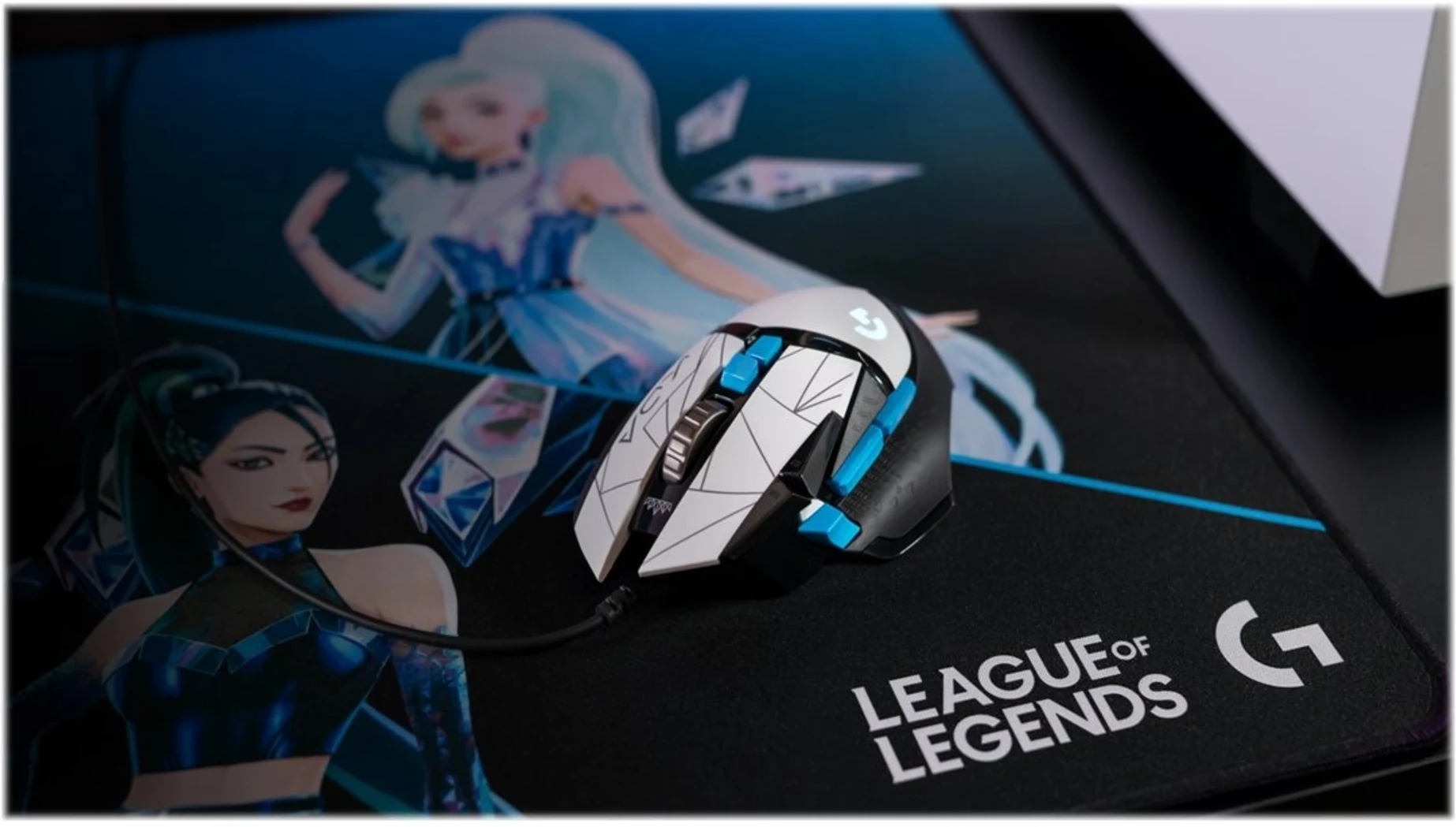 Imagen 9 de Mosue Gamer Alámbrico Logitech G502 LOL Hyjal KDA Color Blanco/Negro