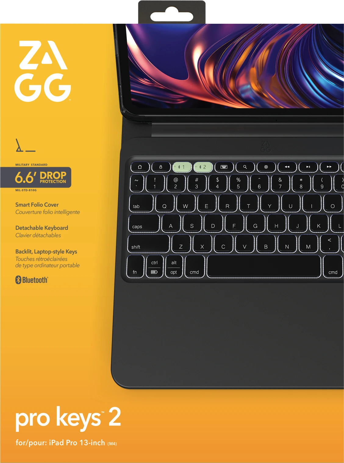 Imagen 8 de Funda con teclado en espanol Pro Keys 2 para iPad Pro 13" M4 Zagg