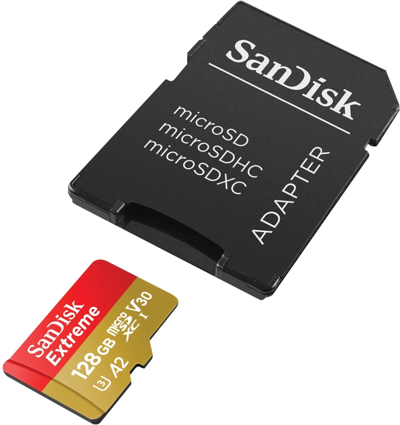Imagen 3 de Memoria MicroSDXC 128GB SanDisk Extreme UHS-I Cl3(U3) Lec190MB/s Esc90MB/s c/Ada