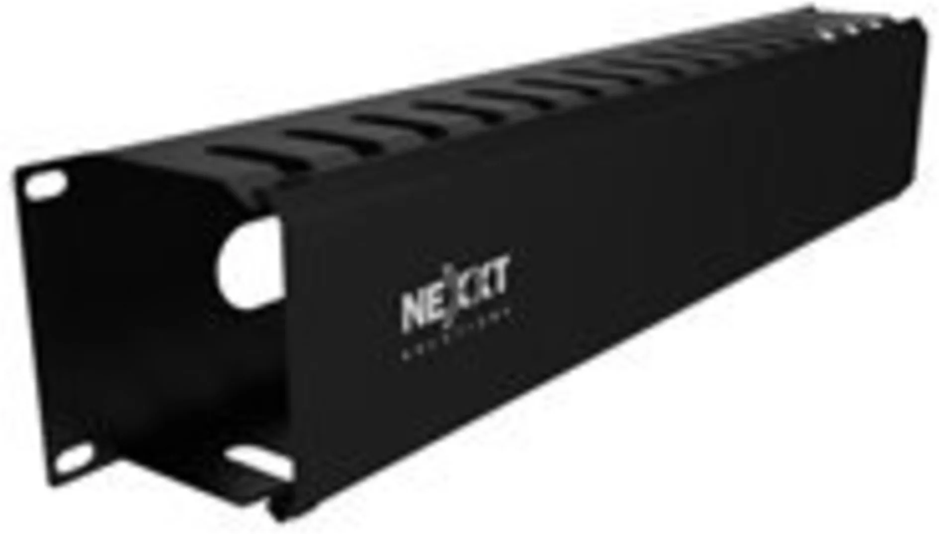 Imagen 2 de Organizador de Cables Nexxt Solutions NPM-DH2UB, Horizontal 2U, 19", Negro