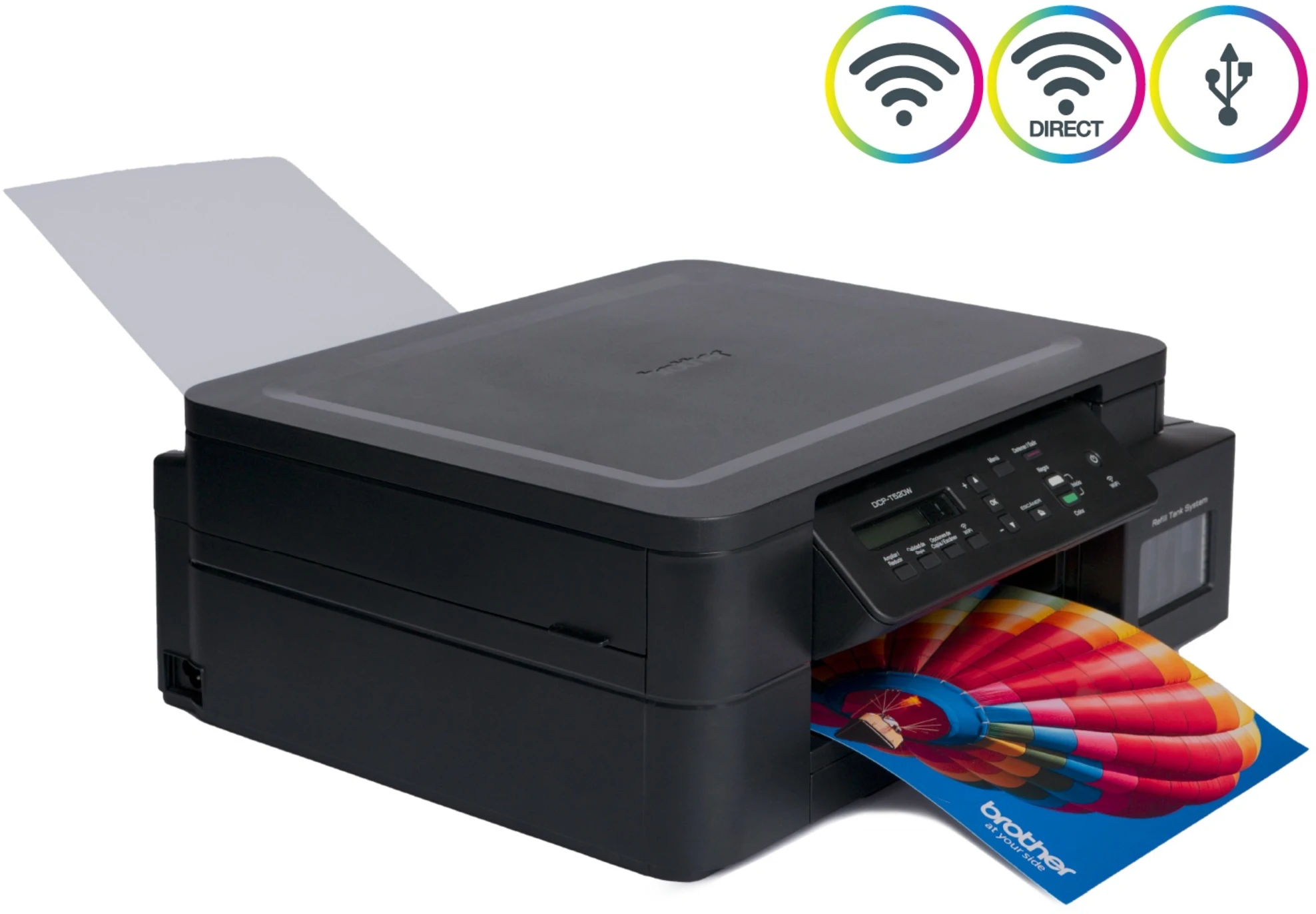 Imagen 6 de Impresora Multifunción Brother DCP-T520W Tanque Tinta Color WiFi USB MFP 30ppm