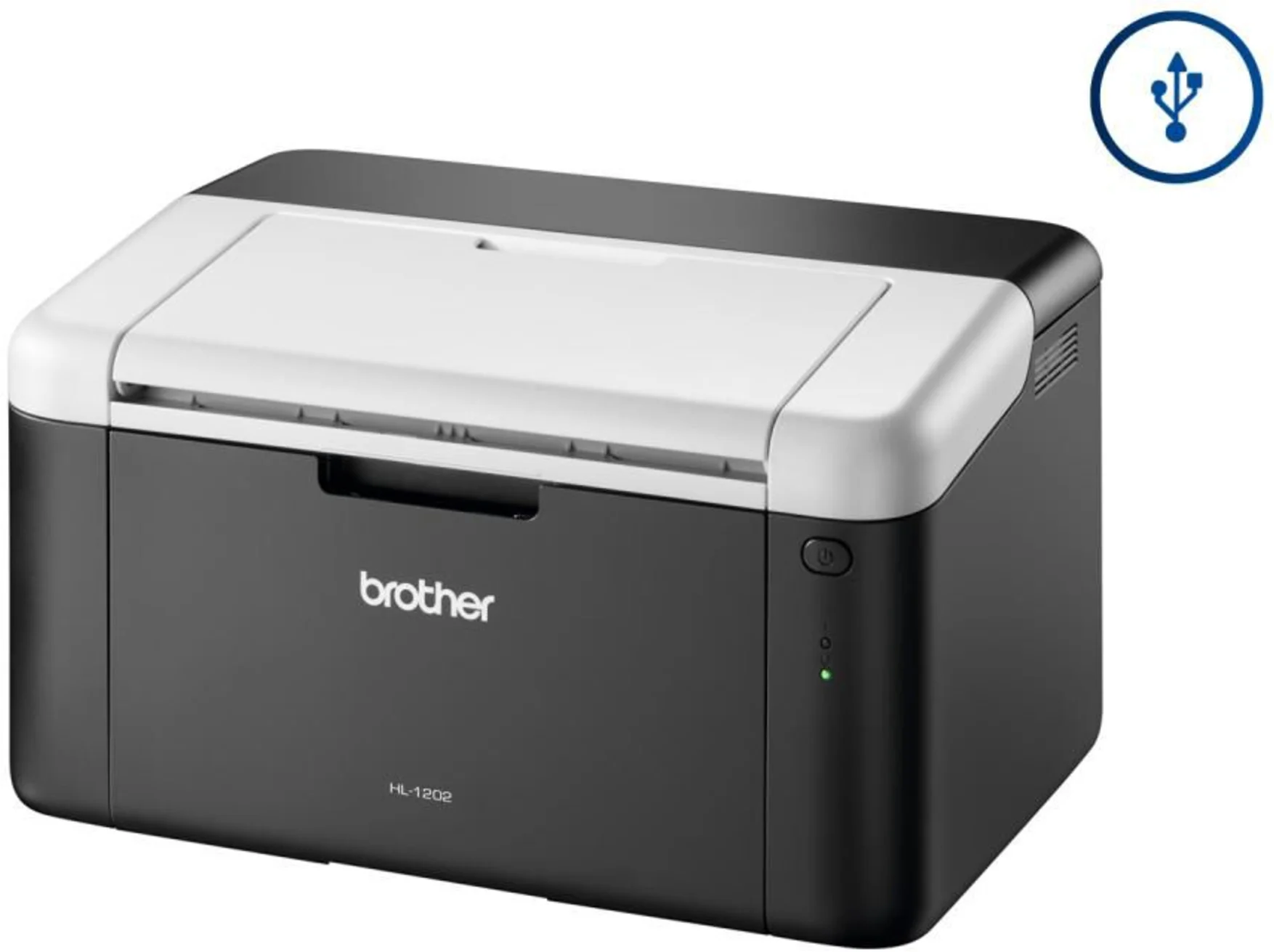 Imagen 2 de Impresora Brother HL-1202 Laser Monocromática 2400*600dpi 21ppm USB 2.0