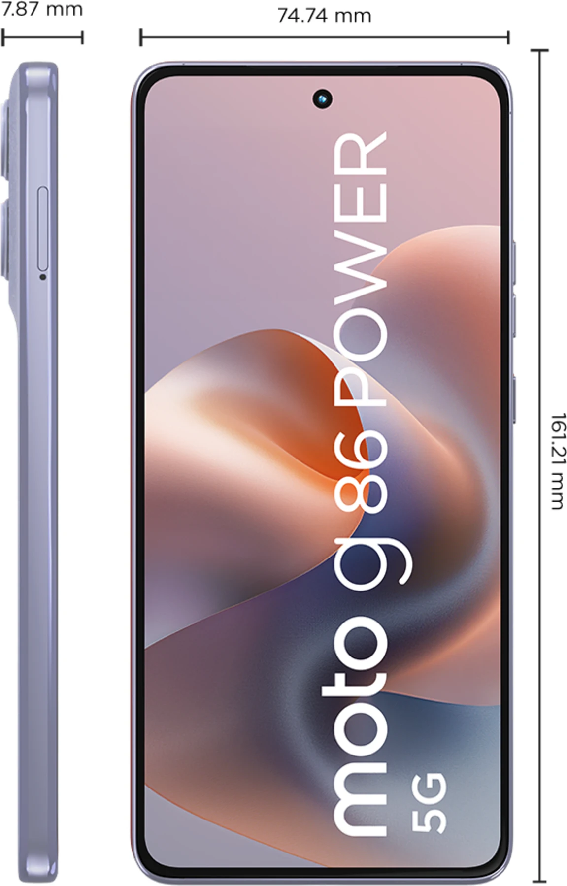 Imagen 3 de Celular Motorola Moto G86 256GB RAM 8GB 50MP 6.67' Lila