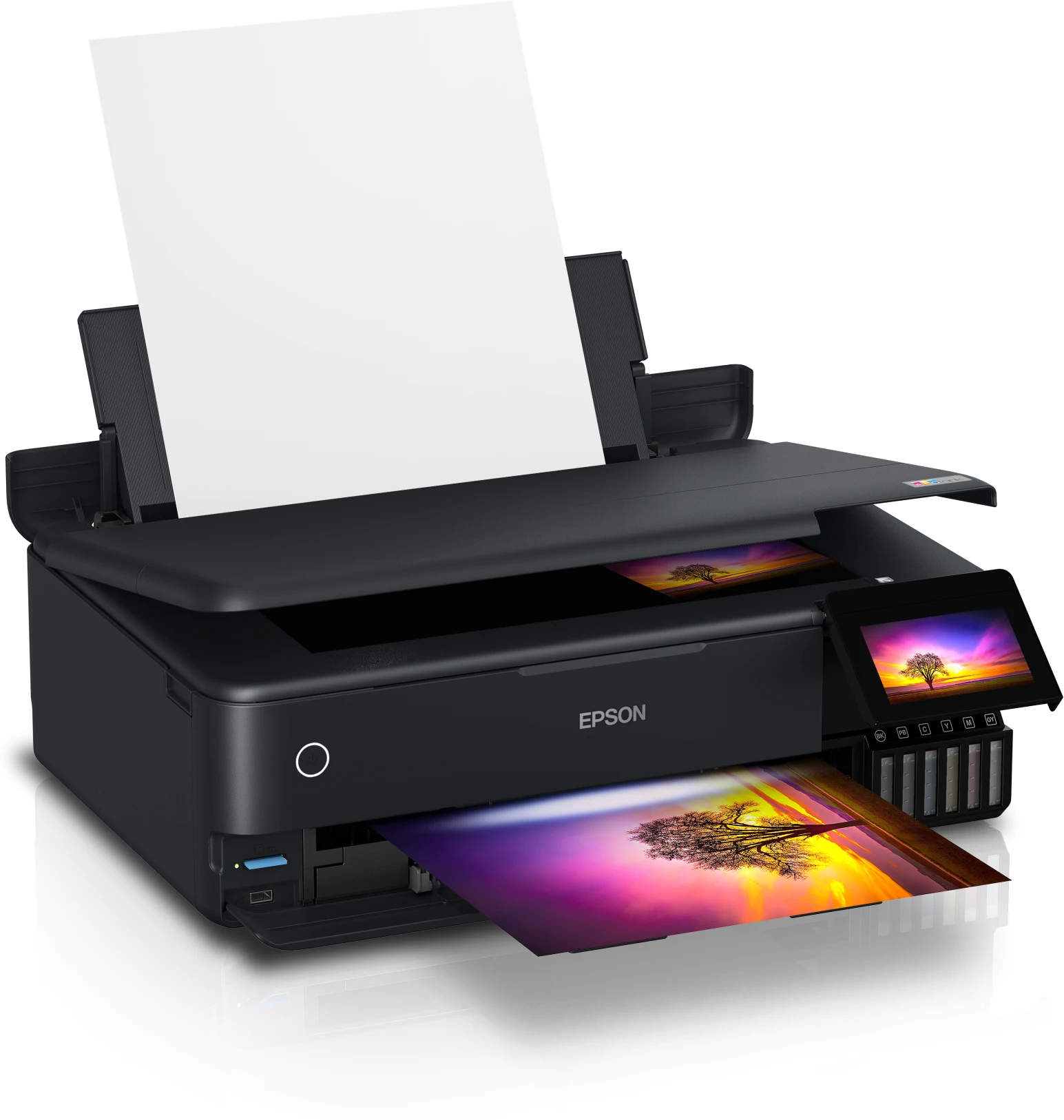 Imagen 1 de Impresora Multifunción Epson EcoTank L8180 Inyec Tinta 6 colores USB WiFi LAN SD