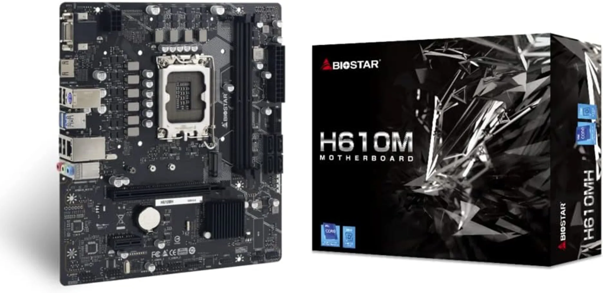Imagen 0 de Tarjeta Madre BIOSTAR H610MH v6.2 LGA1700 14°G 2*DDR4 1*M.2 HDMI VGA PS/2