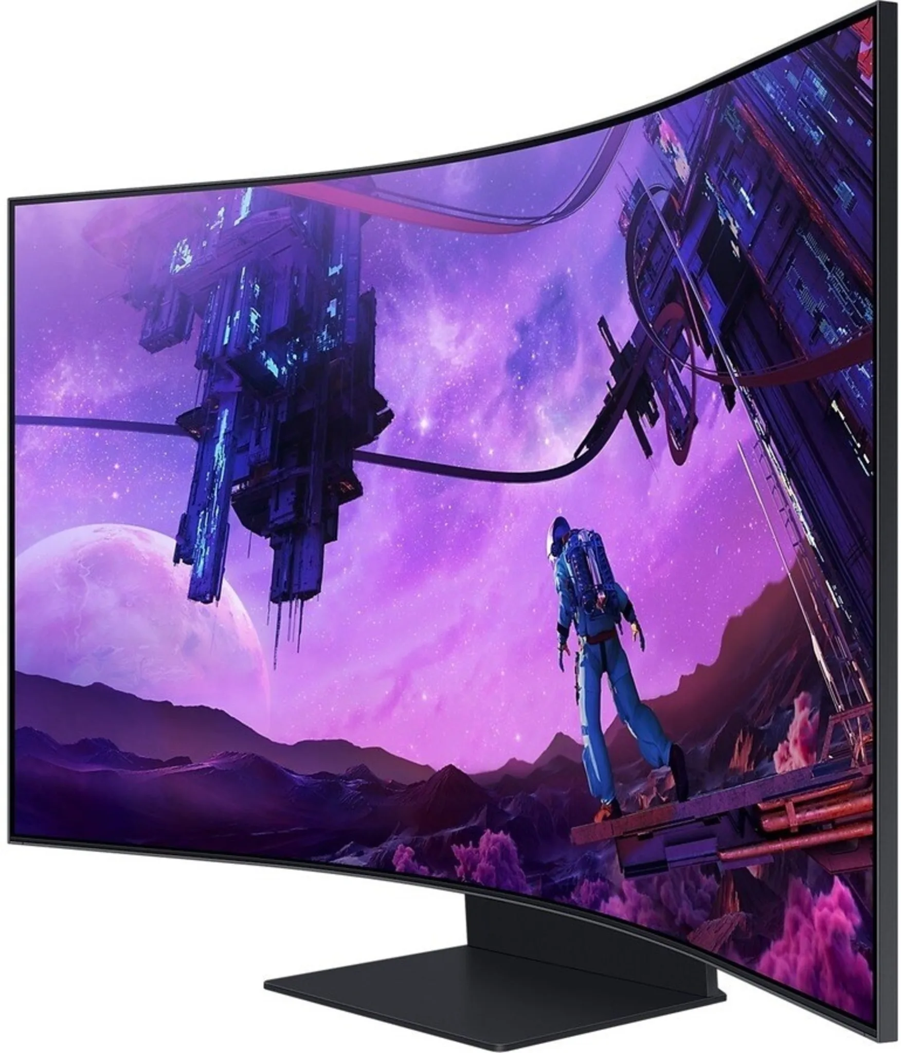 Imagen 14 de Monitor Gamer Curvo Samsung Odyssey ARK UHD 55" 3840x2160 VA 4*HDMI USB BT 165Hz