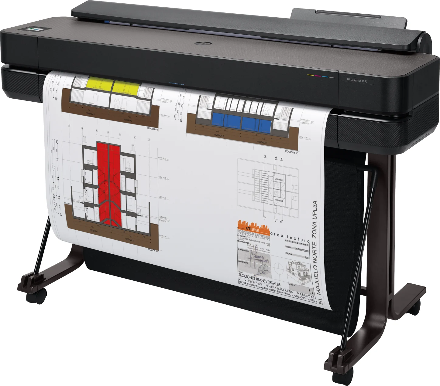 Imagen 1 de Plotter HP DesignJet T650 36" Edición 2025, Inyec. Tinta Color WiFi, LAN, USB2.0