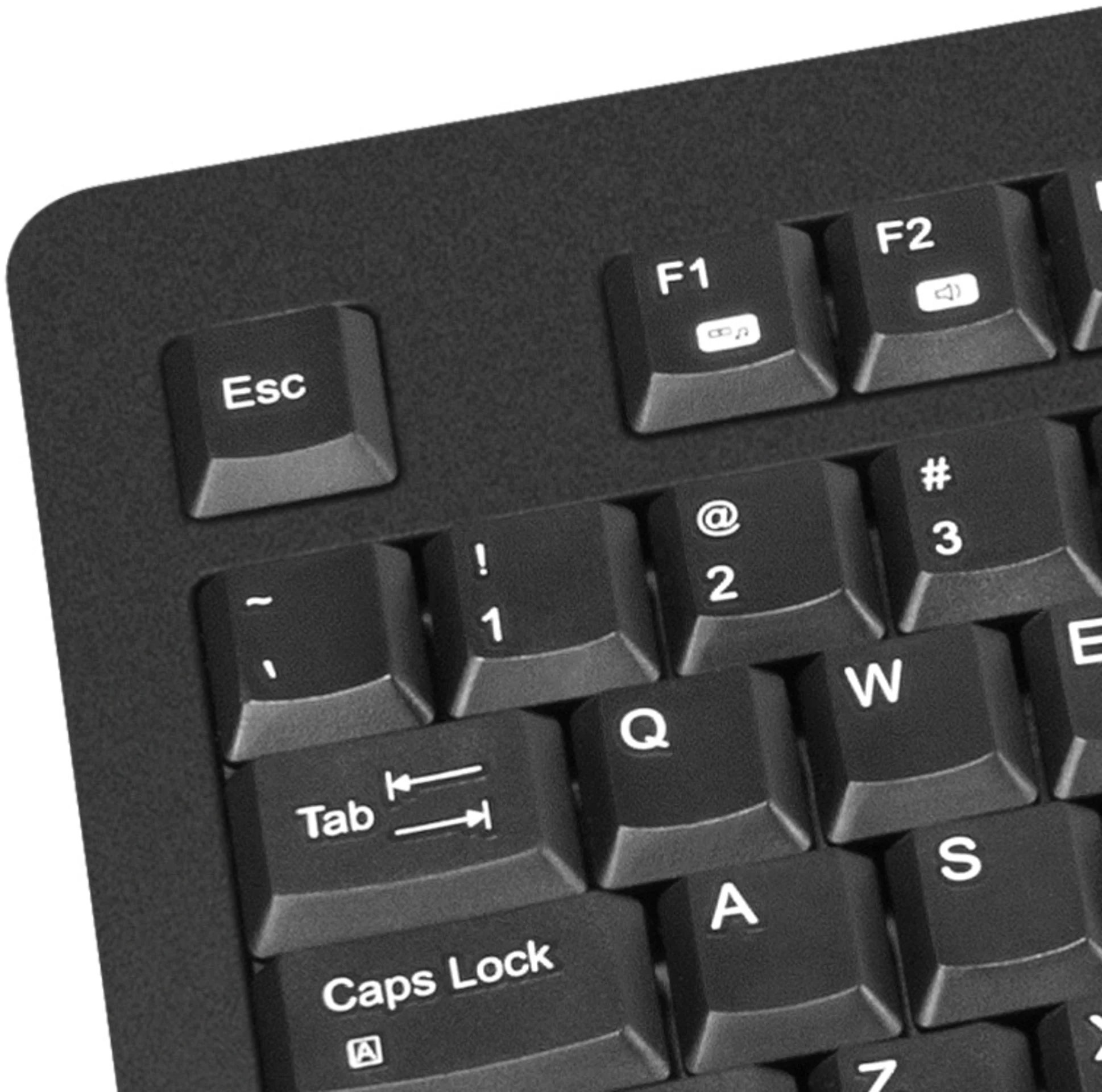 Imagen 4 de Kit Teclado Mouse Inalámbrico KlipX KCK-265S Receptor USB 2.4 ghz Negro