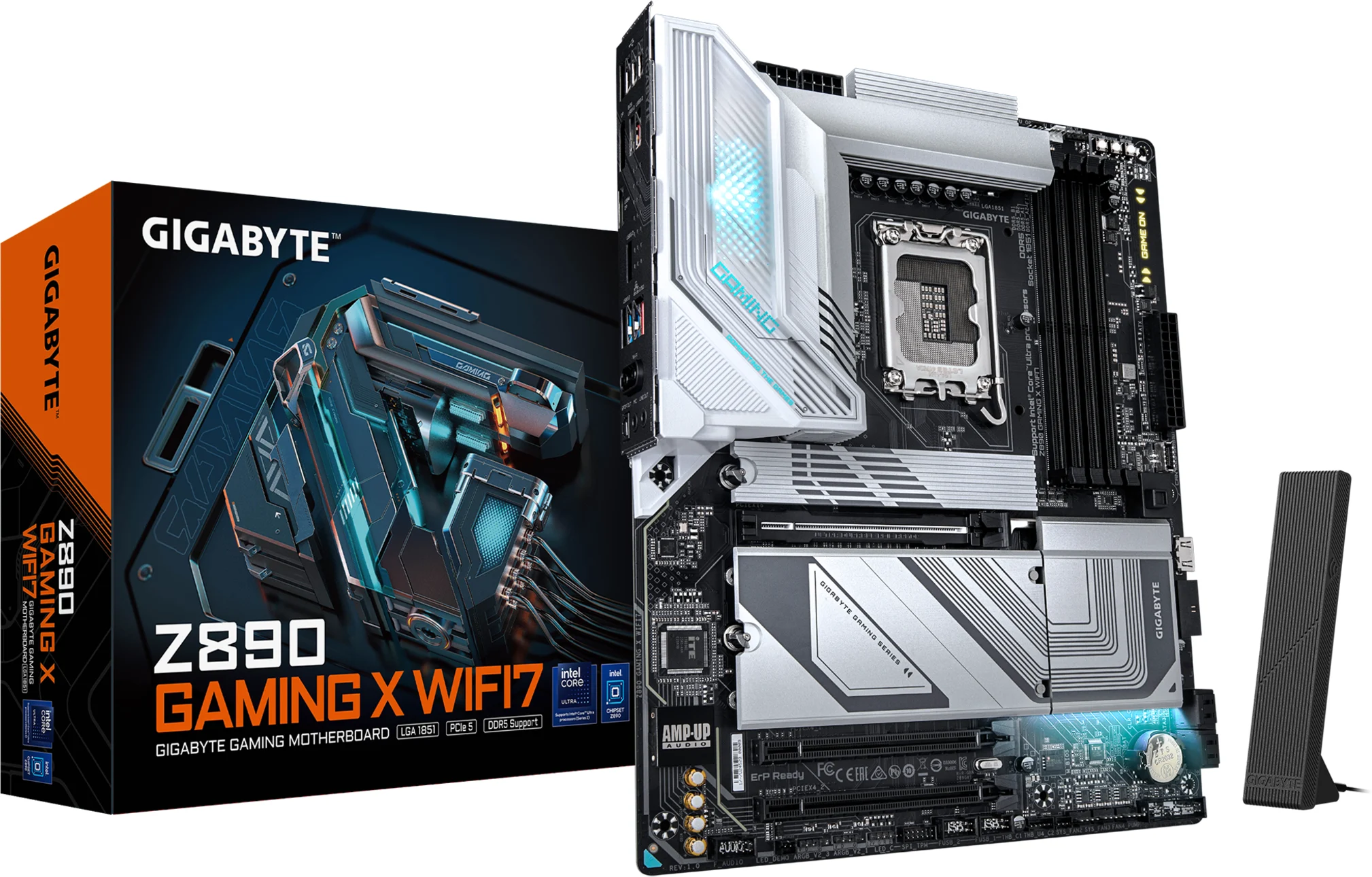 Imagen 0 de Tarjeta Madre Gigabyte Z890 GAMING X WIFI7 G10 LGA1851 4*DDR5 DP USB-C Opt 