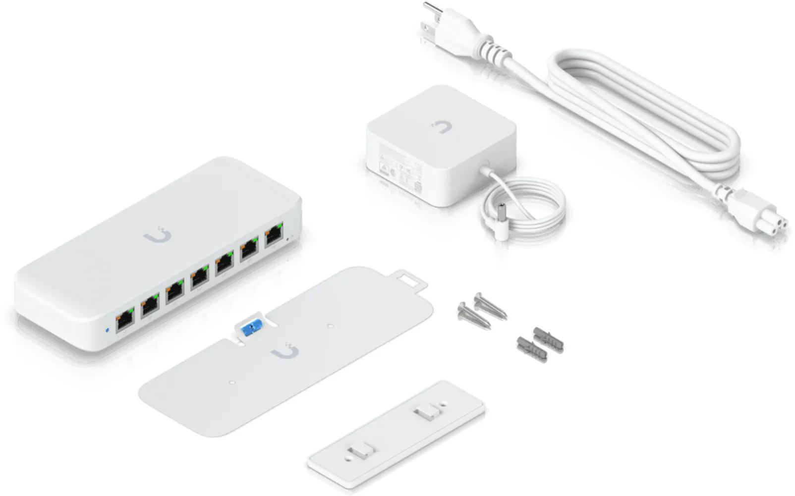 Imagen 7 de Ubiquiti Unifi Switch Ultra 60W A compact Layer 6 8-port GbE PoE switch with versatile mounting options 52W.