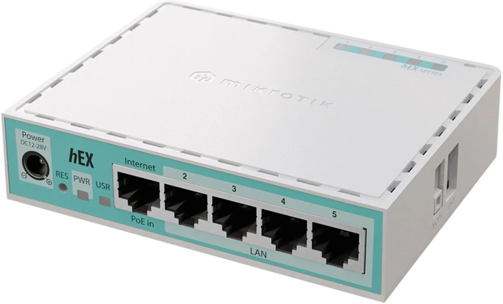 Imagen 0 de Router Mikrotik hEX Refresh E50UG, 5 Puertos Gigabit Dual-Core EN7562CT 950 MHz