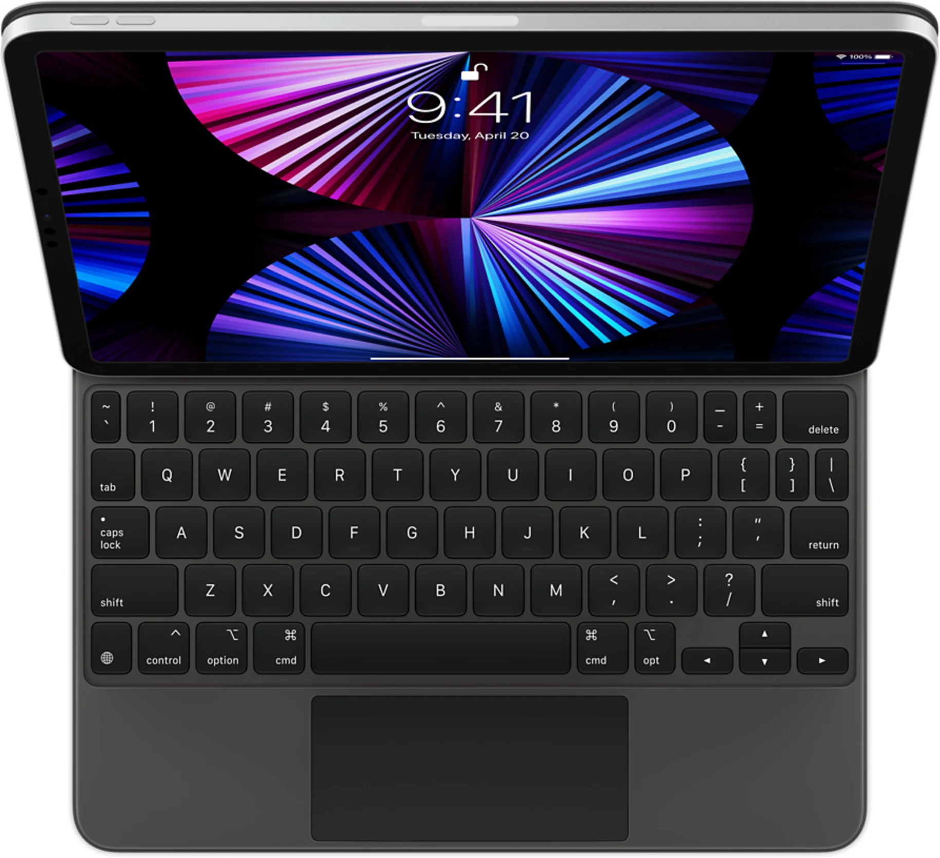 Imagen 1 de Magic Keyboard para iPad Pro 11 (3 Gen) y Air 4 latinoamericano negro