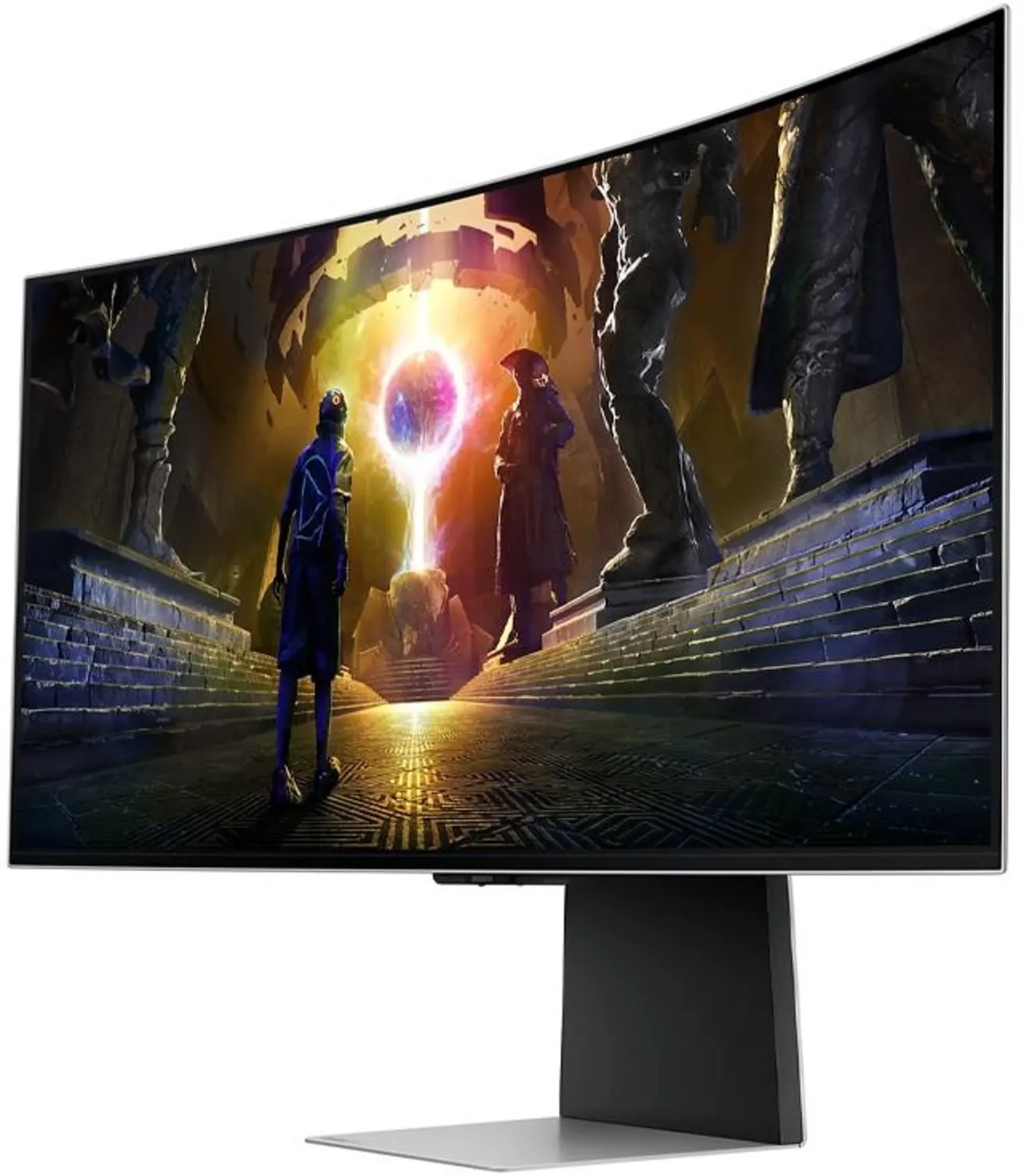 Imagen 1 de Monitor Gamer Curvo Samsung G85SD Odyssey OLED G8 34" WQHD 1440p WiFi Bt 175Hz