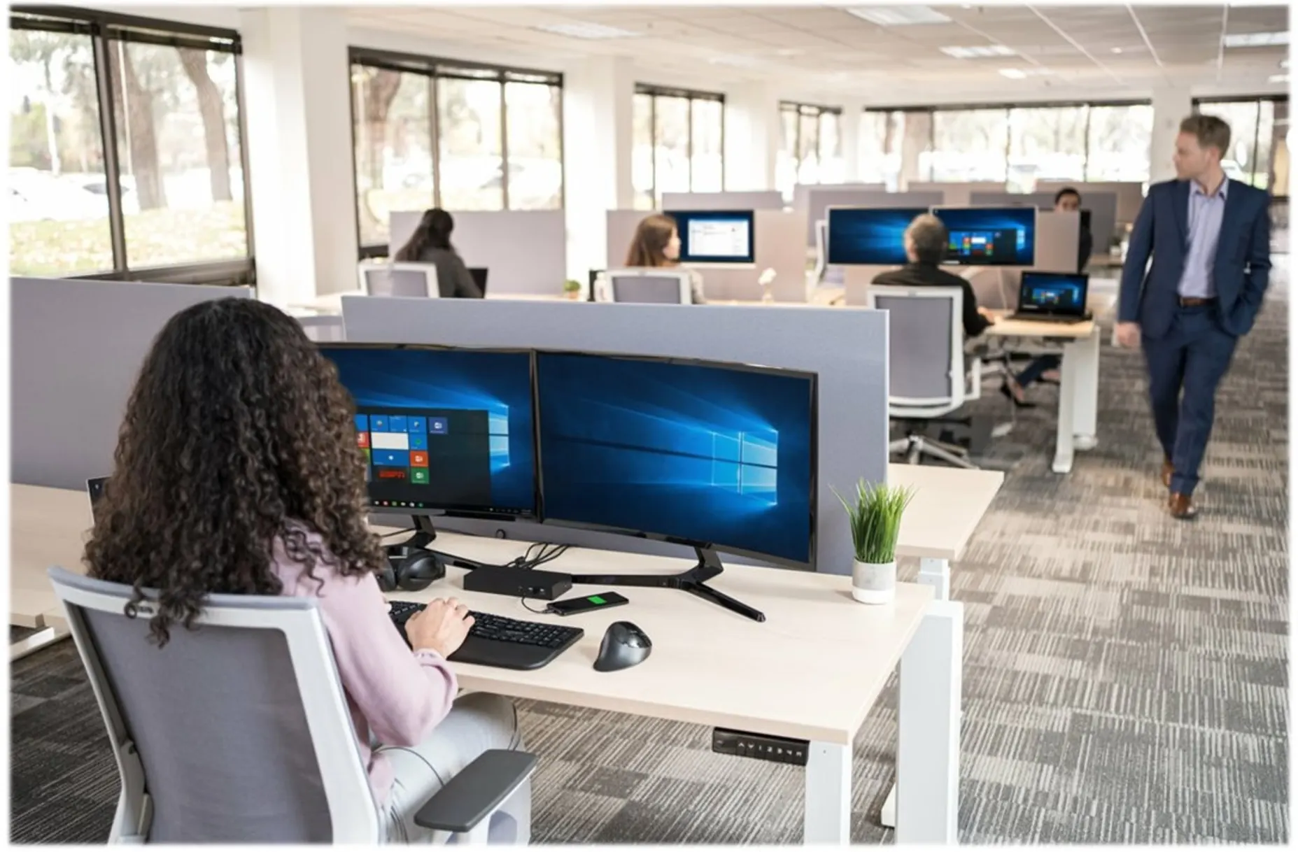 Imagen 20 de Kit Teclado Mouse Inalámbrico Ergonómico Kensington Pro Fit Ergo Bluetooth Negro