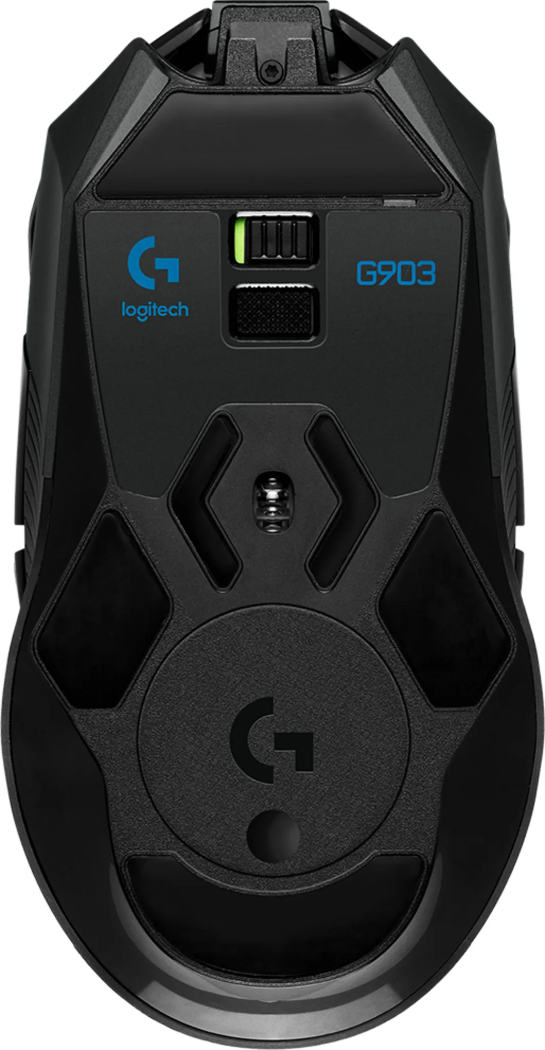 Imagen 2 de Logitech mouse gaming G903 inalambrico lightspeed black-blue