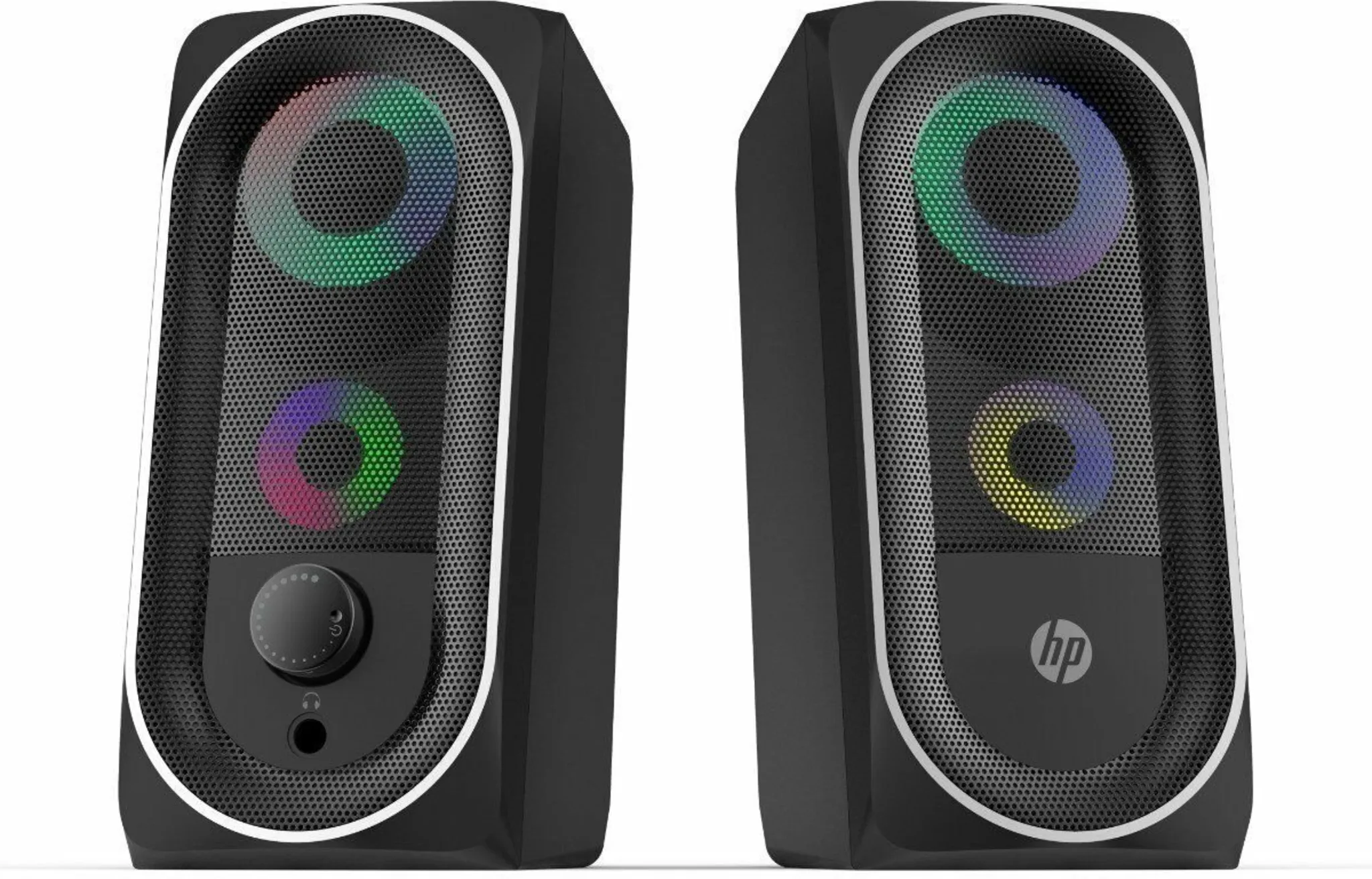 Imagen 1 de Parlantes HP DHE-6001, RGB 2x 3W RMS Conector 3.5mm USB (alimentación)