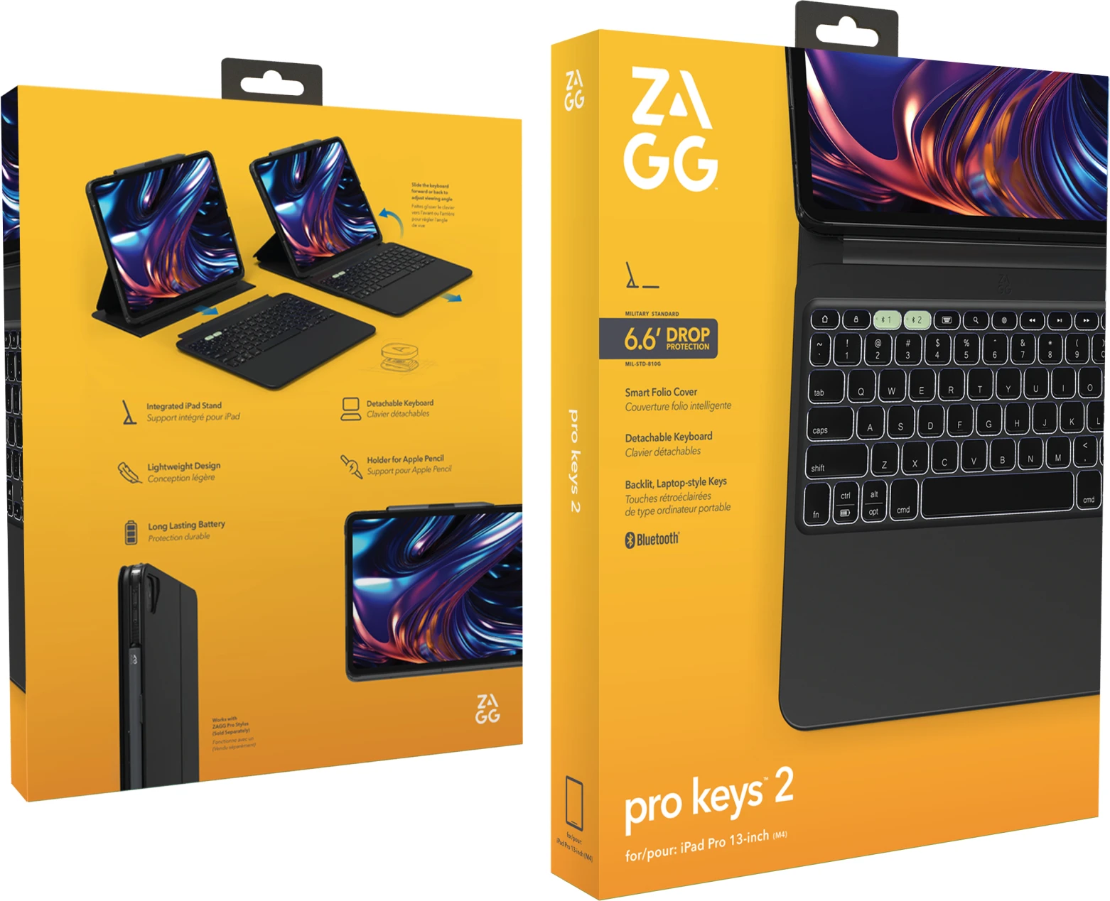Imagen 9 de Funda con teclado en espanol Pro Keys 2 para iPad Pro 13" M4 Zagg