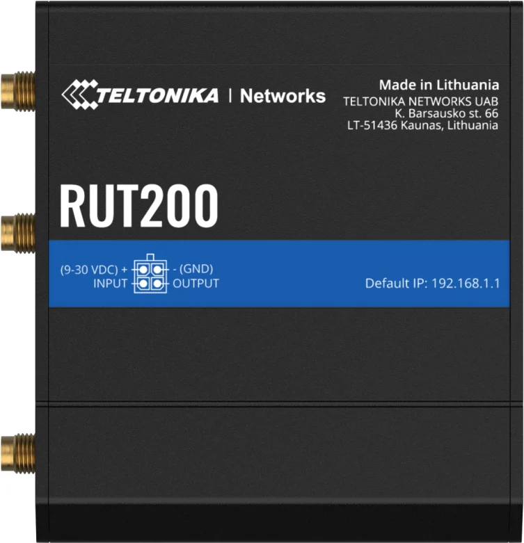 Imagen 4 de Router Celular Industrial Teltonika RUT200, 4G LTE 3G 