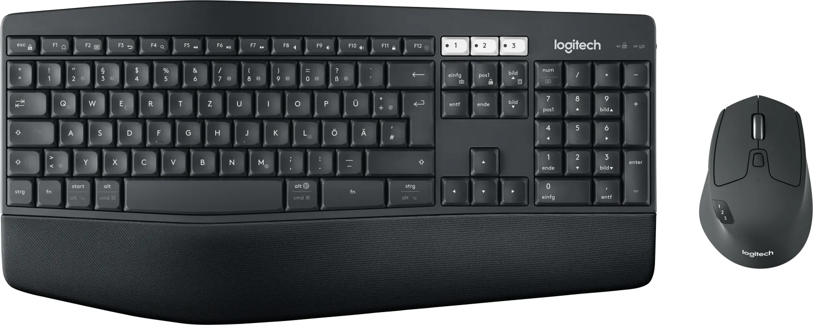 Imagen 0 de Kit Teclado Mouse Inalámbrico Logitech MK850 Español Bluetooth 2.4 GHz Negro