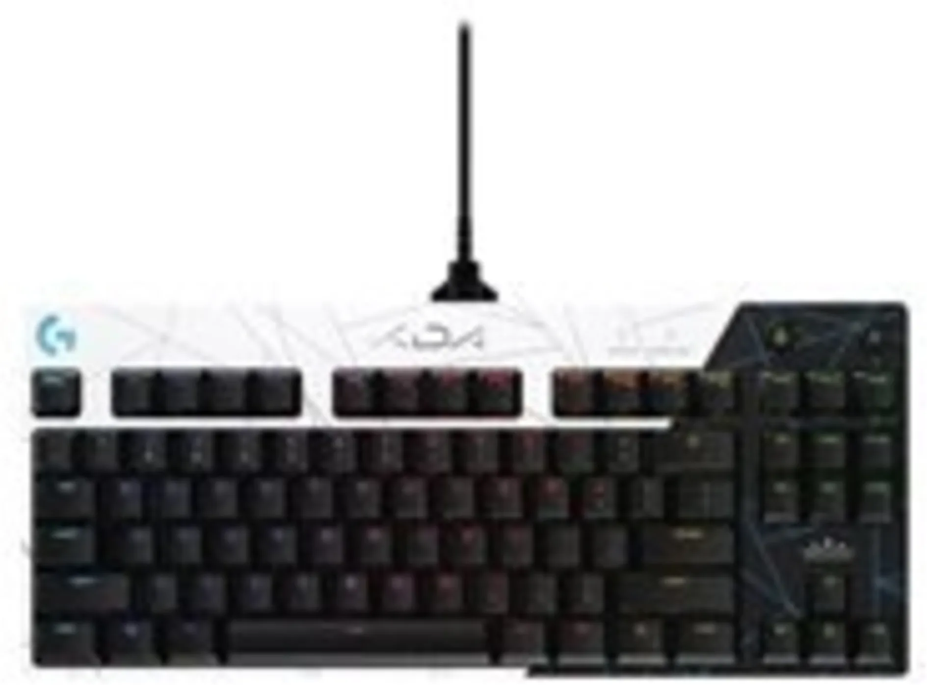 Imagen 1 de Logitech Keyboard Gaming Pro LOL Dewey KDA Negro/Blanco