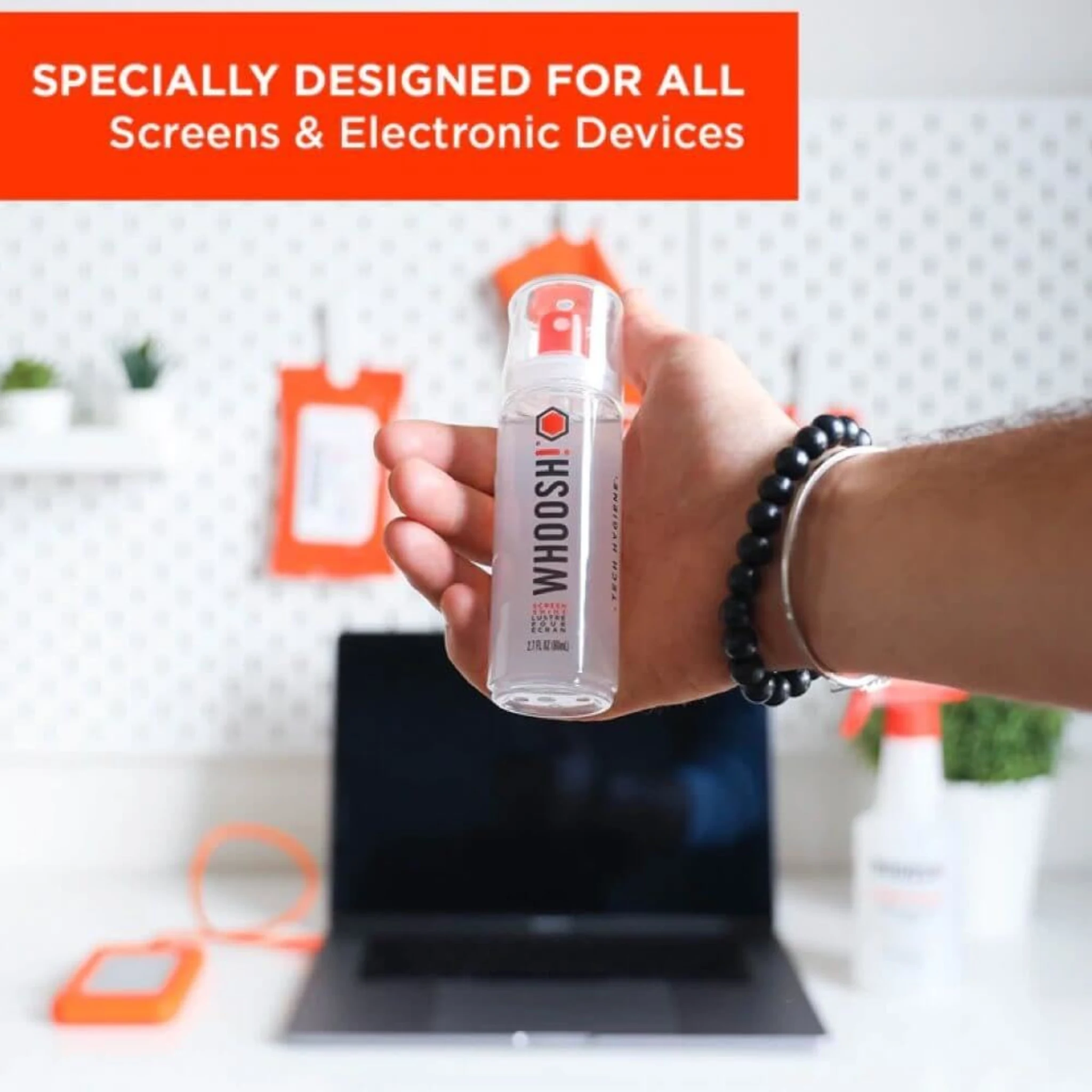 Imagen 2 de Limpiador para pantallas Whoosh Sceen Shine Duo 1FG108ENSP 100ML/8ML 