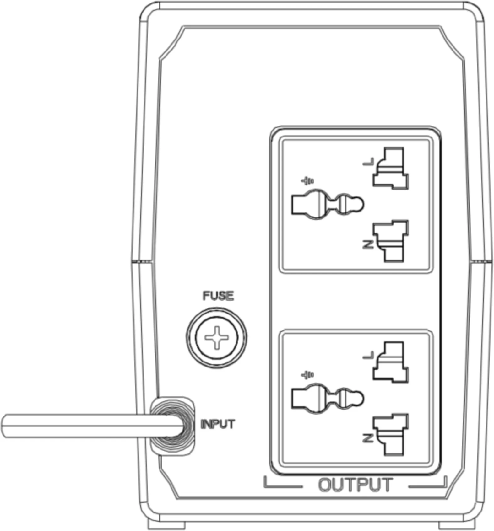 Imagen 5 de UPS Hikvision DS-UPS1000 - 1000VA/600W, Protección Integral, Carga Rápida
