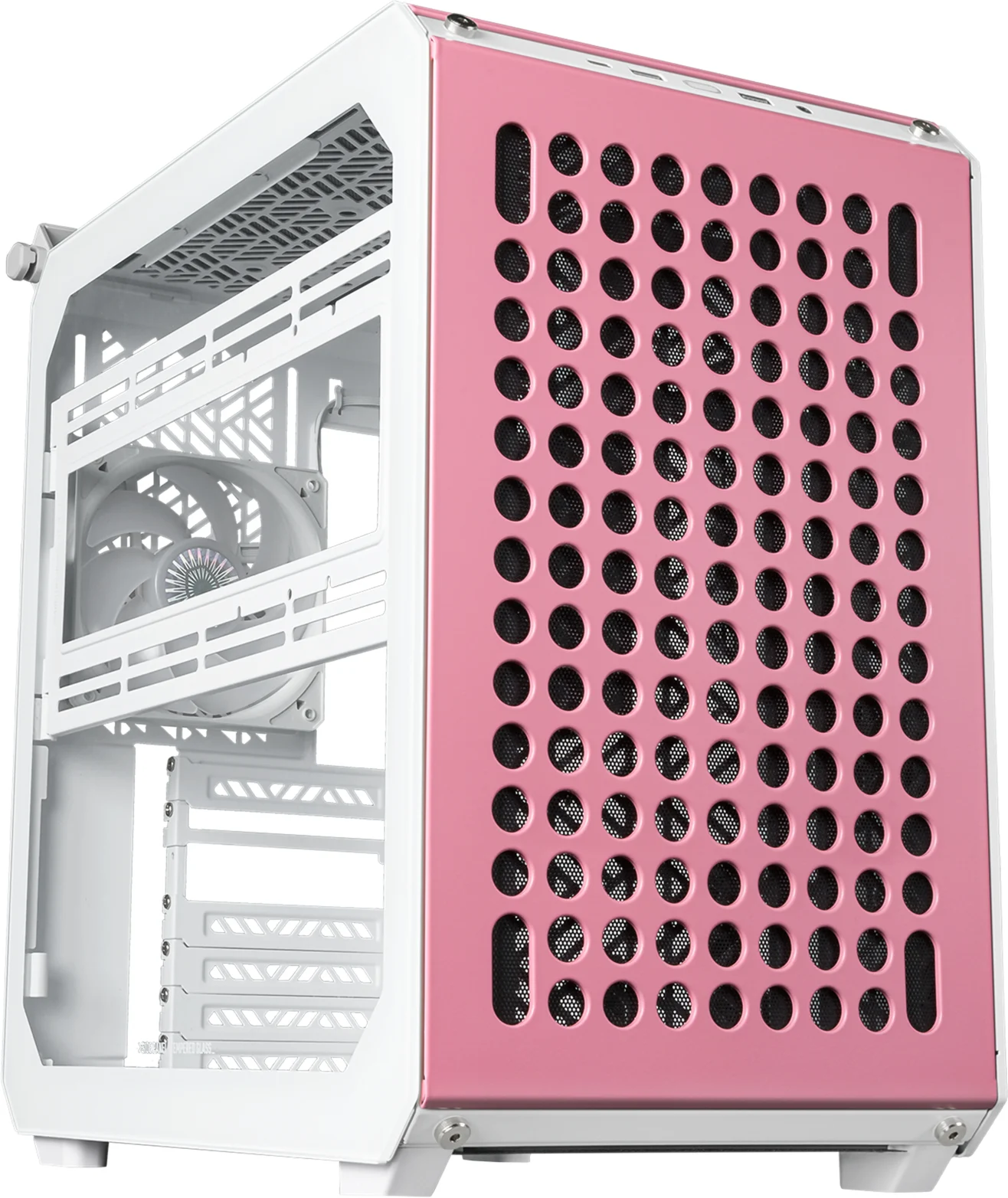 Imagen 14 de Gabinete Cooler Master Qube 500 Flatpack, Mid Tower USB3.2 USB-C Macaron Edition