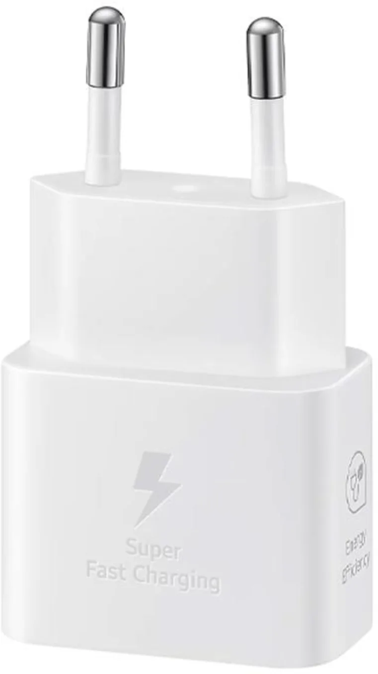 Imagen 2 de Cargador de Pared Samsung 25W USB-C p/ Teléfonos y disp. Galaxy sin Cable Blanco