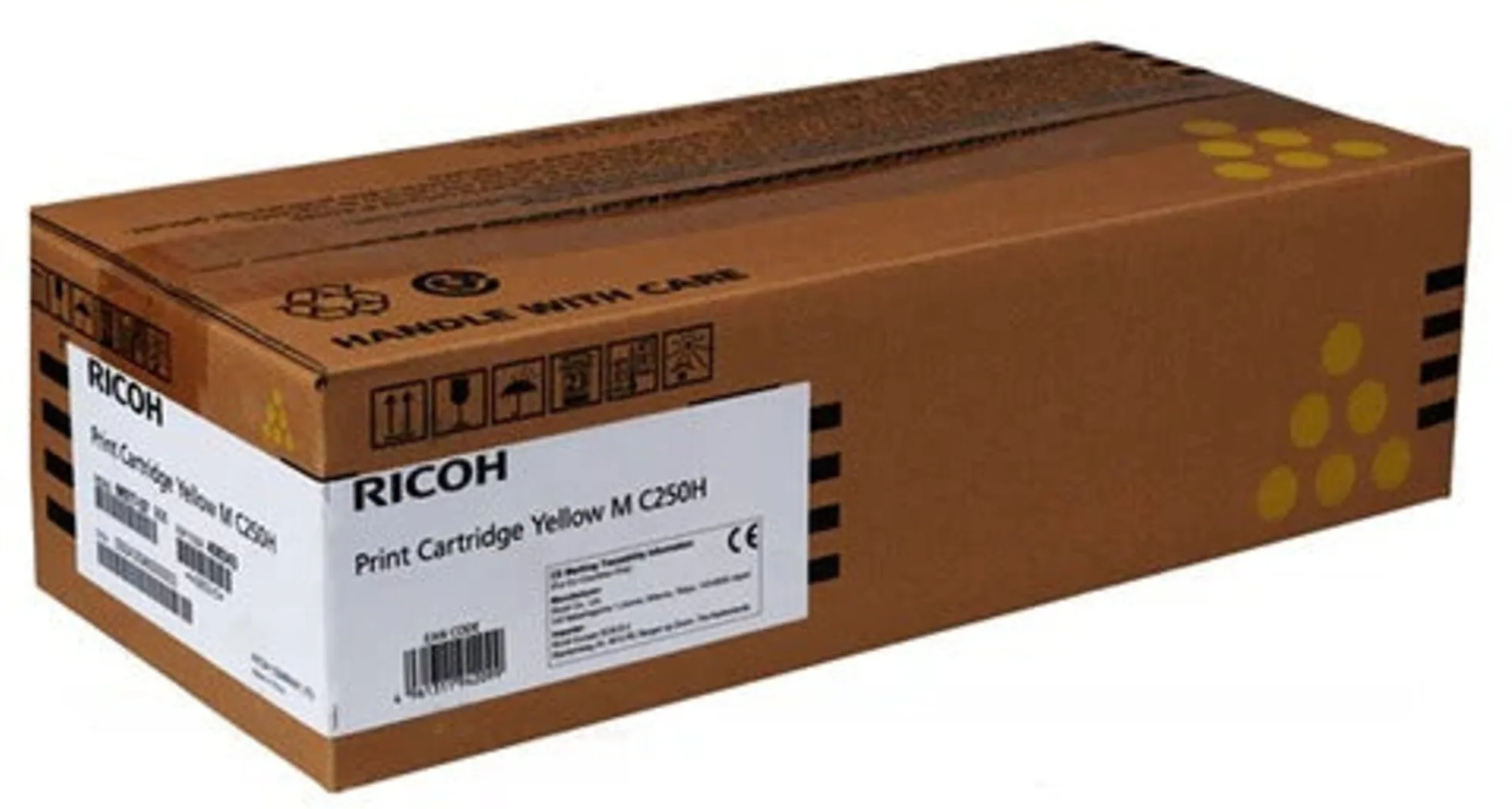 Imagen 0 de Ricoh Print Cartridge 250H (Amarillo) [MC250HY]