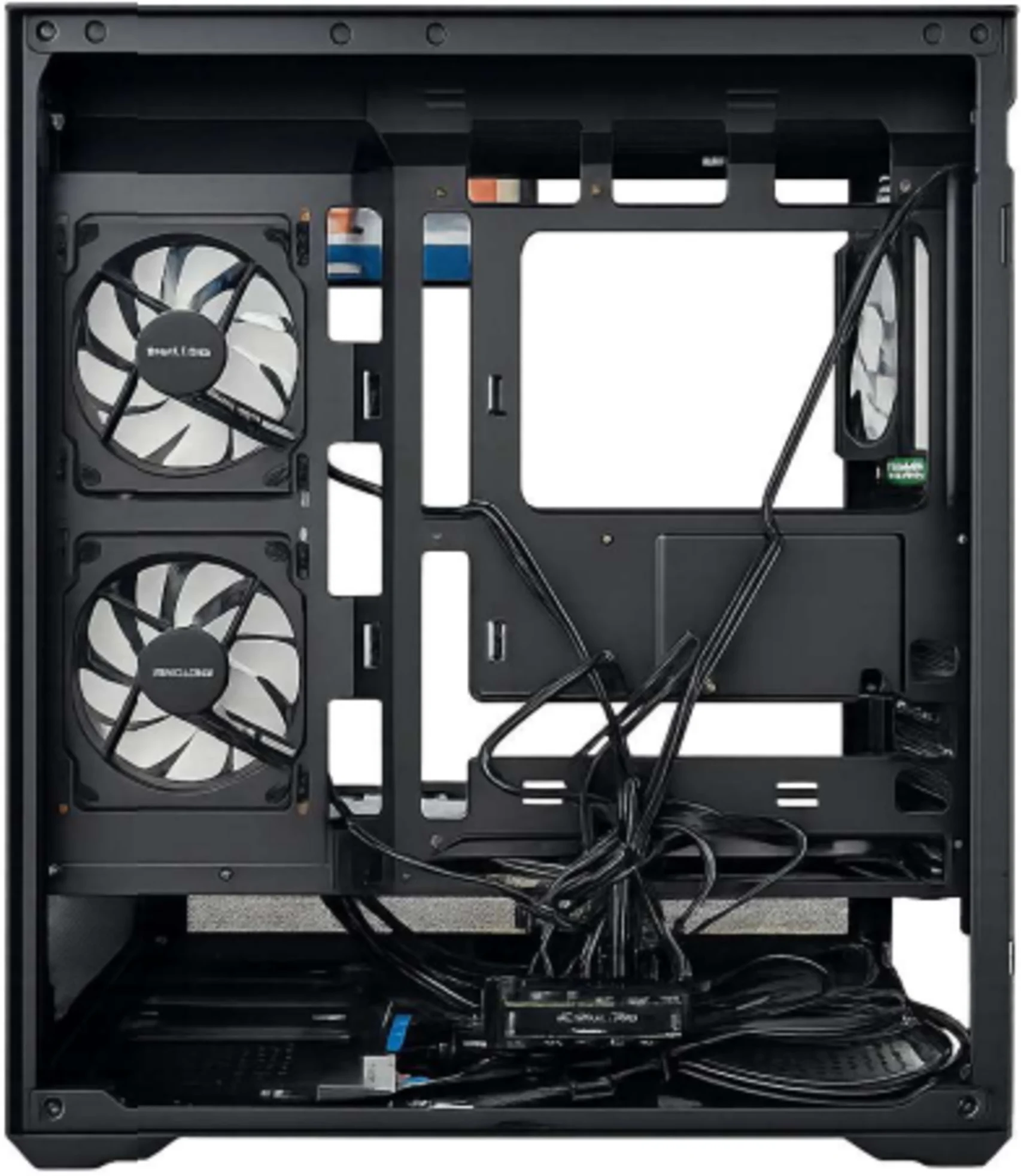 Imagen 6 de Gabinete Gamer Esgaming BK01, P.Lateral Vidrio, USB-C USB3.0 USB2.0 ARGB, Negro