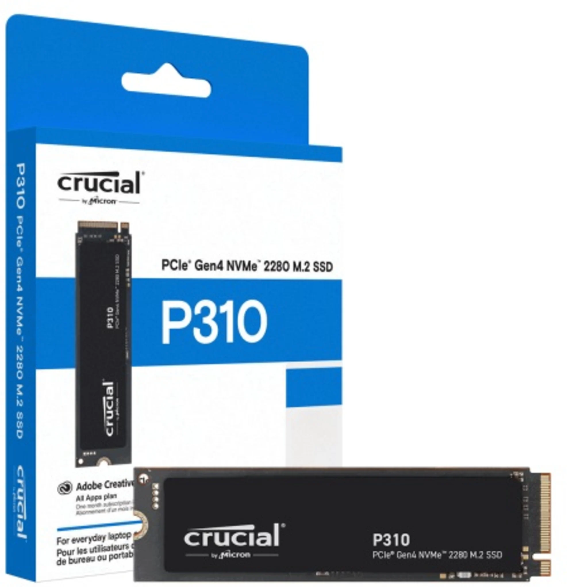 Imagen 0 de Unidad SSD Crucial P310 2TB M.2 22*80 PCIe4x4 Lec7100MB/s Esc 6000MB/s