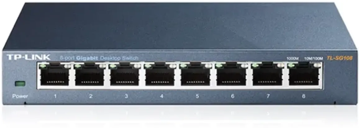 Imagen 0 de Switch TP-Link TL-SG108, 8 Puertos Gigabit Ethernet Soportan Auto-MDI/MDIX, P&P