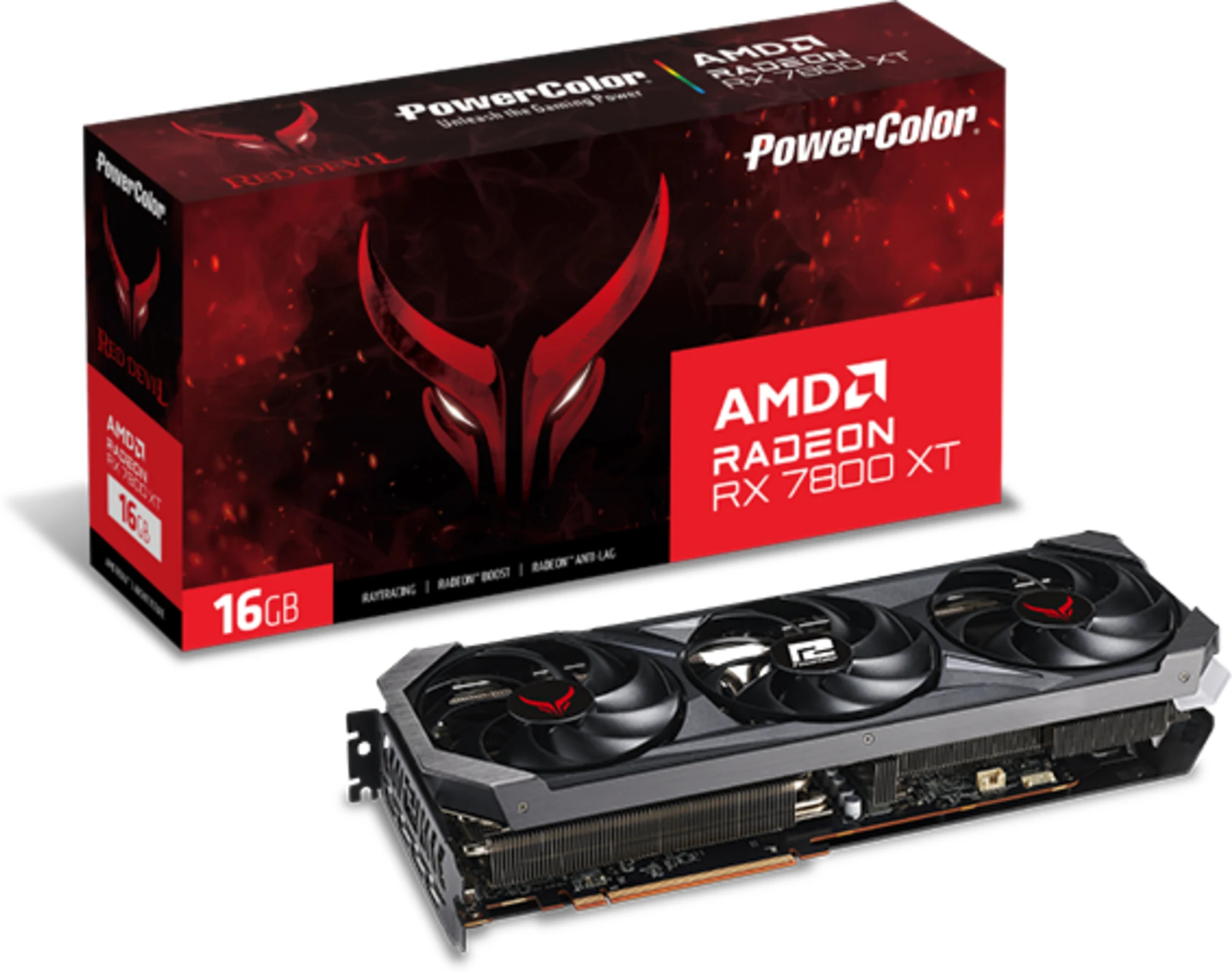 Imagen 0 de PowerColor Radeon RX 7800 XT Red Devil 16GB [RX 7800 XT 16G-E/OC]