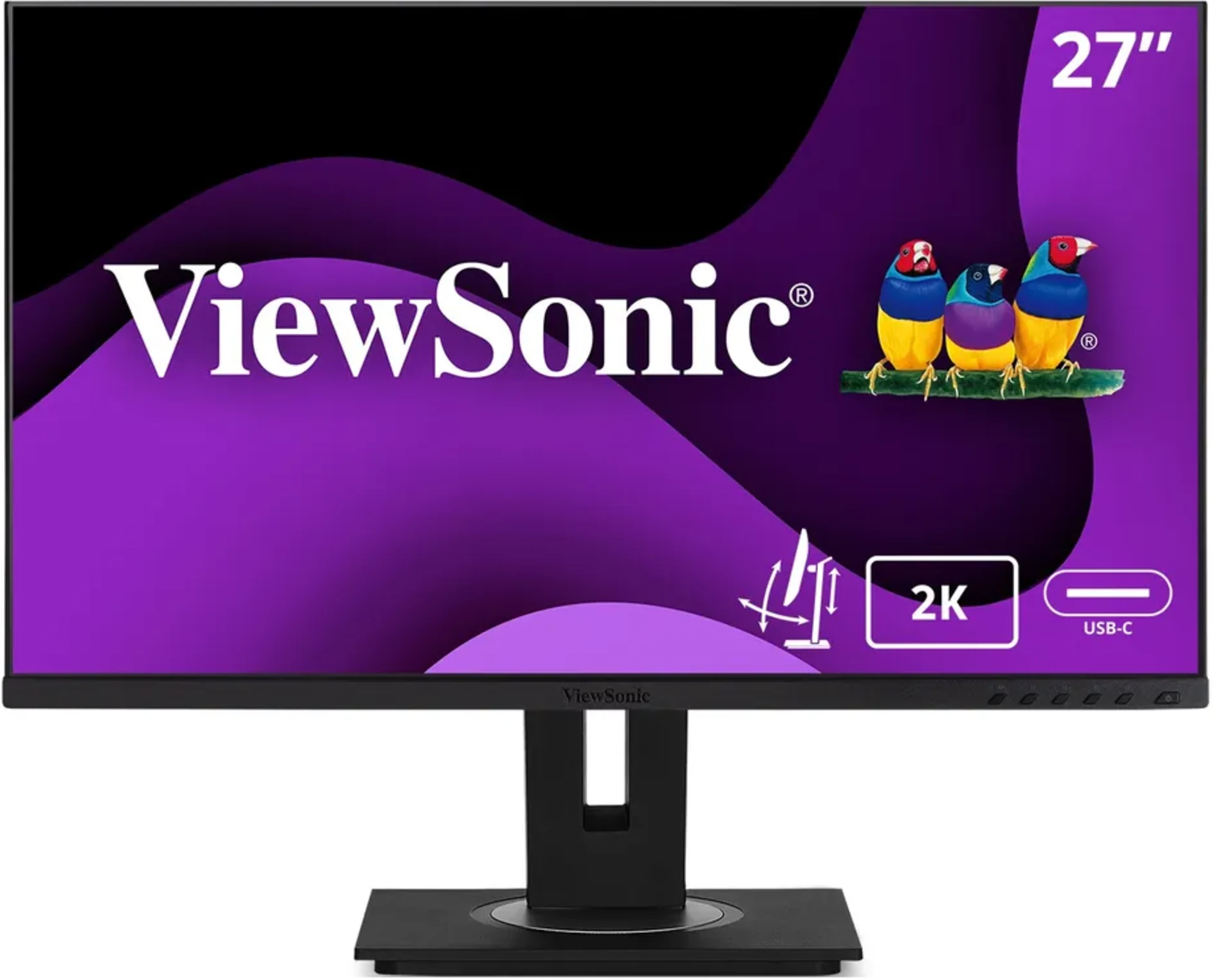 Imagen 0 de Monitor Viewsonic VG2756A-2K 27" QHD 2560*1440 IPS LAN DP HDMI USB-A USB-B USB-C