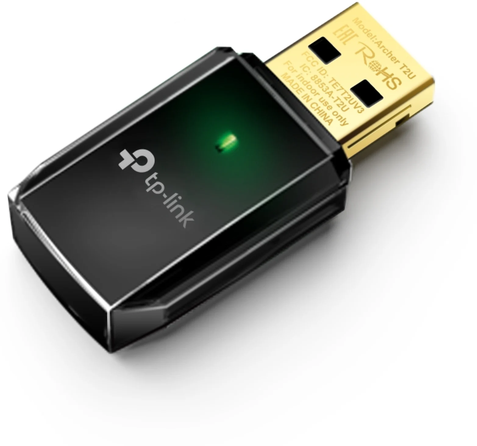 Imagen 1 de Adaptador de Red TP-Link Archer T2U, Nano Wireless USB Wi-Fi 5 USB V2.0