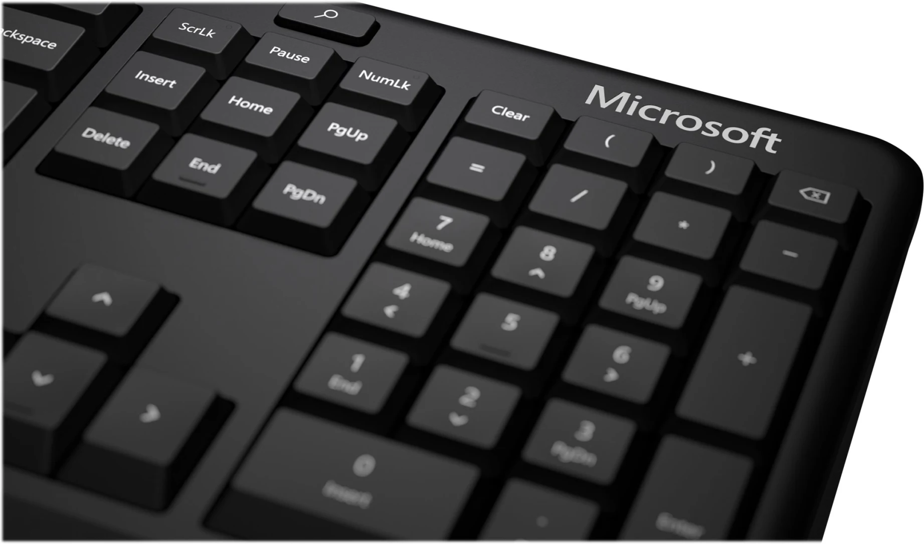 Imagen 7 de Teclado Alámbrico Ergonómico Microsoft USB 2.0 En Español Color Negro
