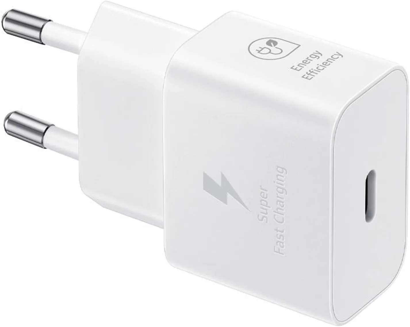 Imagen 3 de Cargador de Pared Samsung 25W USB-C p/ Teléfonos y disp. Galaxy sin Cable Blanco