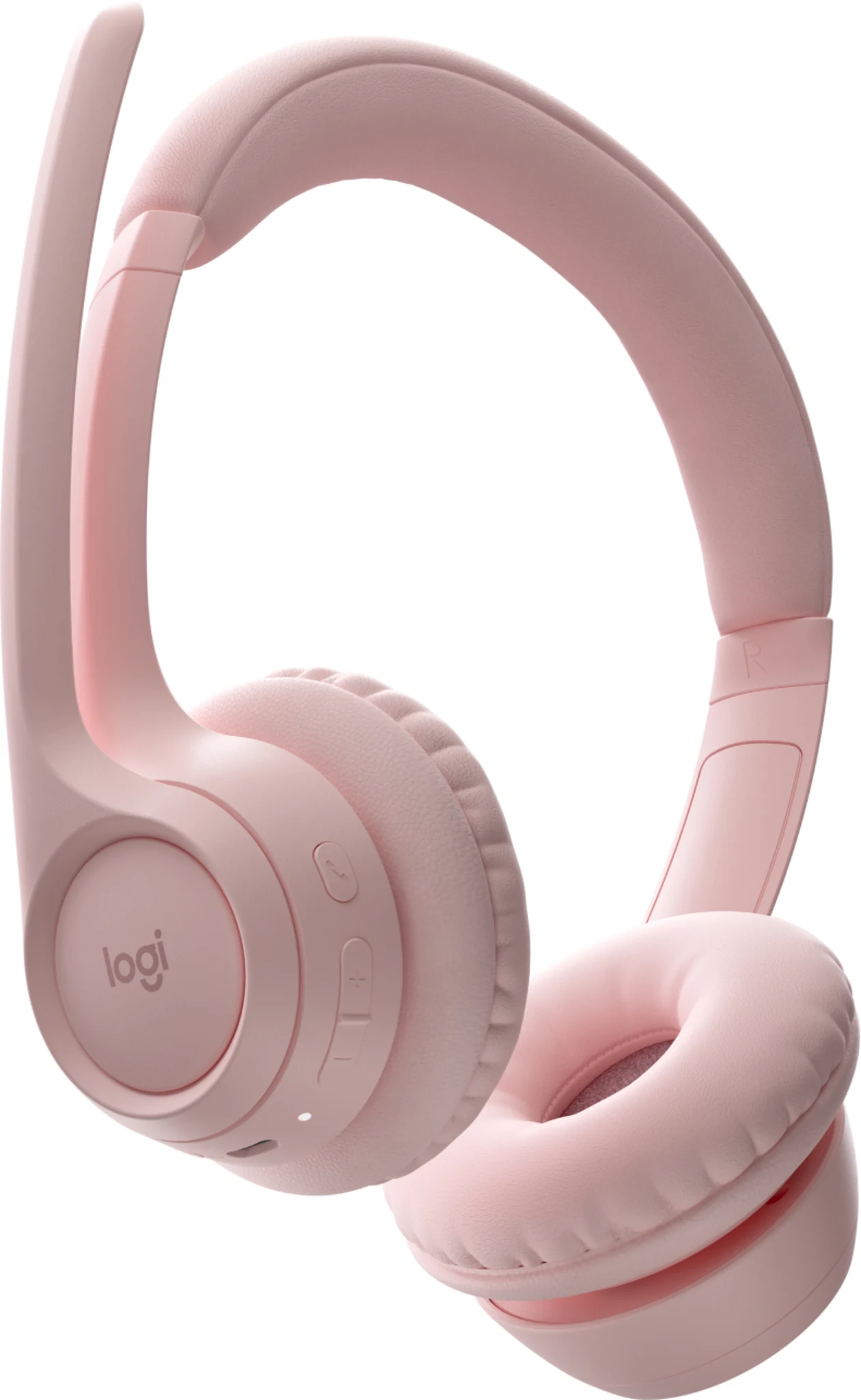 Imagen 3 de Audífonos Inalámbricos Logitech Zone 300, Over-Ear Bluetooth ion litio Rosados