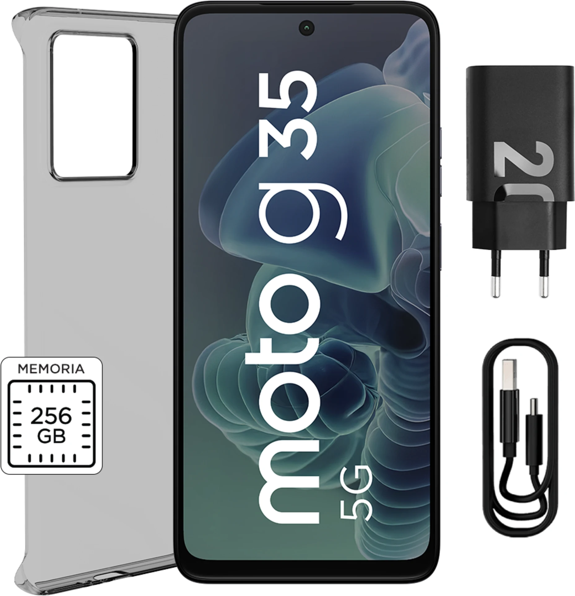 Imagen 0 de Celular Motorola Moto G35 256GB RAM 4GB 50MP 6.7' Negro