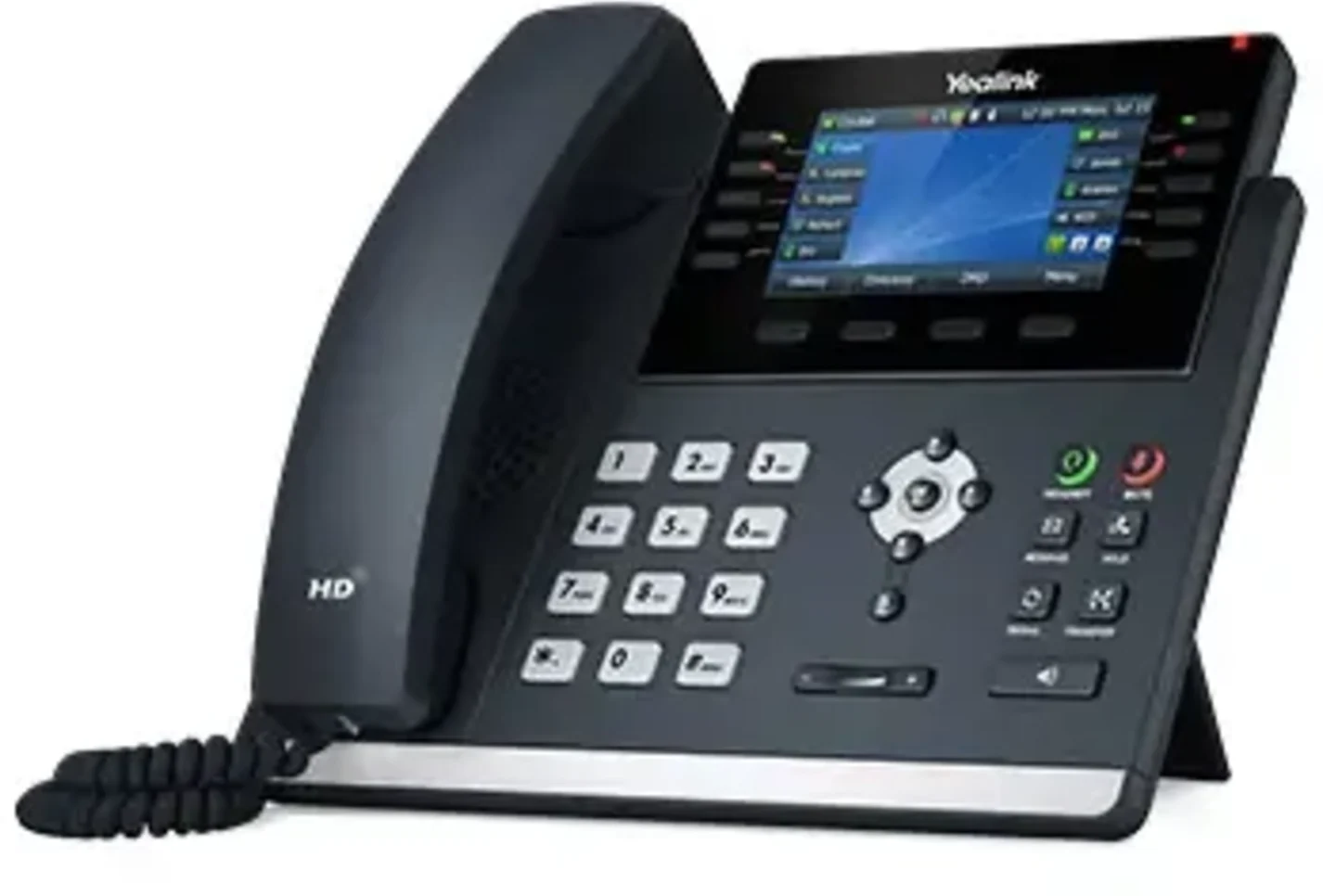 Imagen 1 de Teléfono Yealink SIP-T46U Pantalla color 4.3" 2*USB 2 Gigabit PoE WiFI 2*RJ9