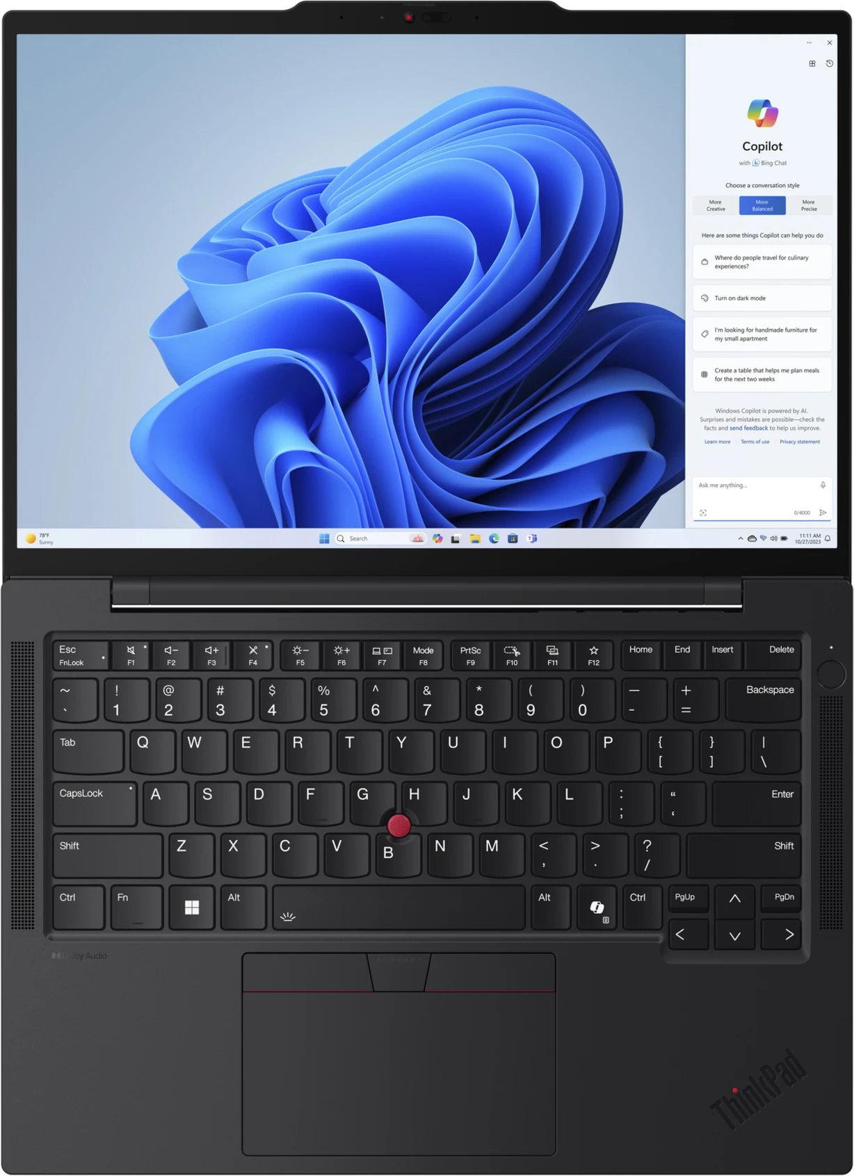Imagen 9 de Notebook Lenovo ThinkPad T14s Gen5 Intel Core U7-155U RAM16GB 512GB 14"W11P