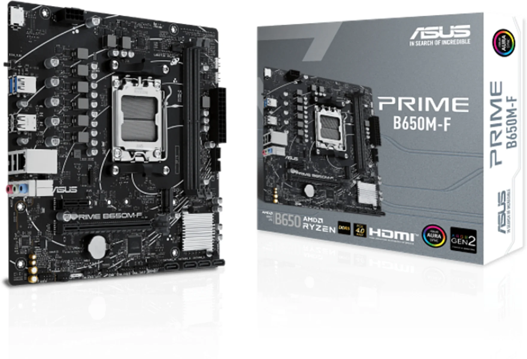 Imagen 0 de MB S/ AM5 B650M-F / MATX/ DDR5/ HDMI/ RJ45/ AUDIO/ USB C/ USB 3.0