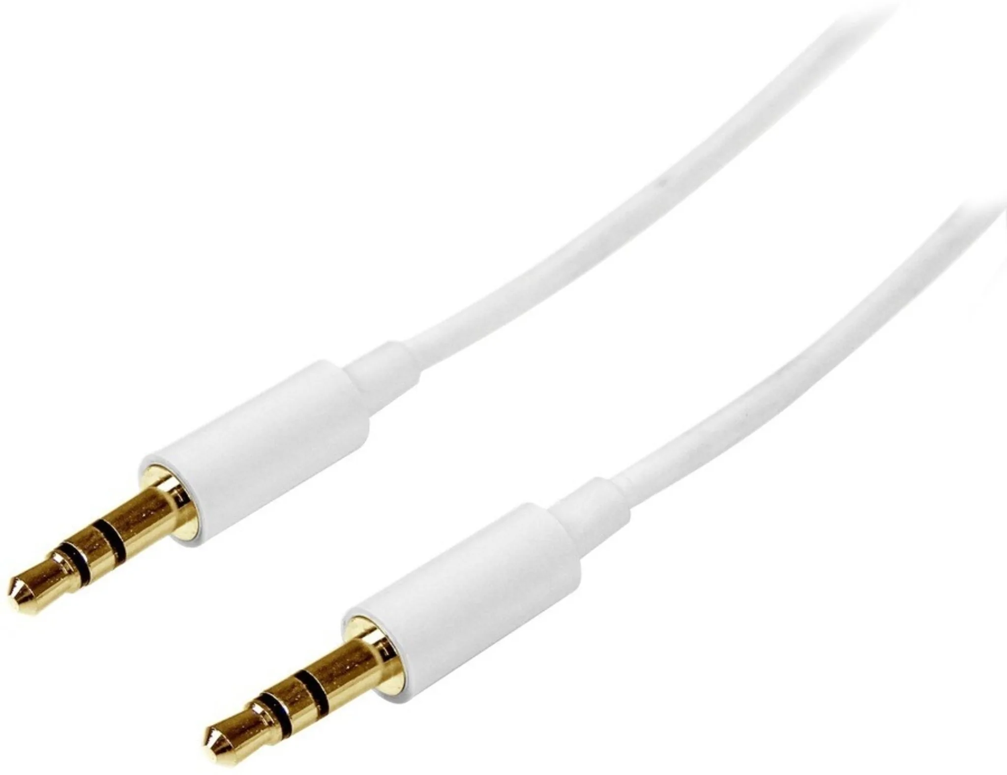 Imagen 0 de Cable de Audio Stereo Jack 3.5mm M/M 2mts p/iPod Otros Color Blanco - StarTech