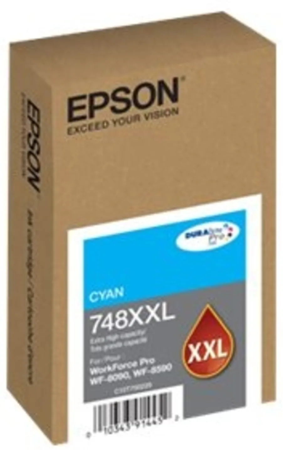 Imagen 1 de Cartridge Epson 748XXL Cyan Extra alta para WF 6090/6590, 7.000 Páginas